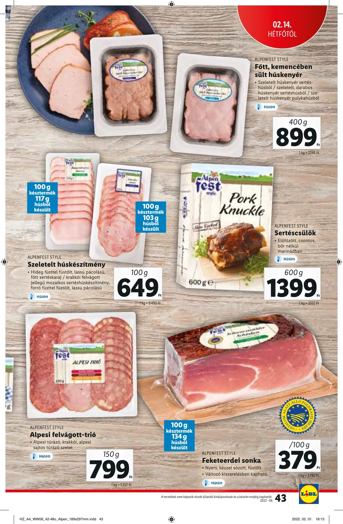 Lidl akciós újság 02.10–02.16 – 43. oldal