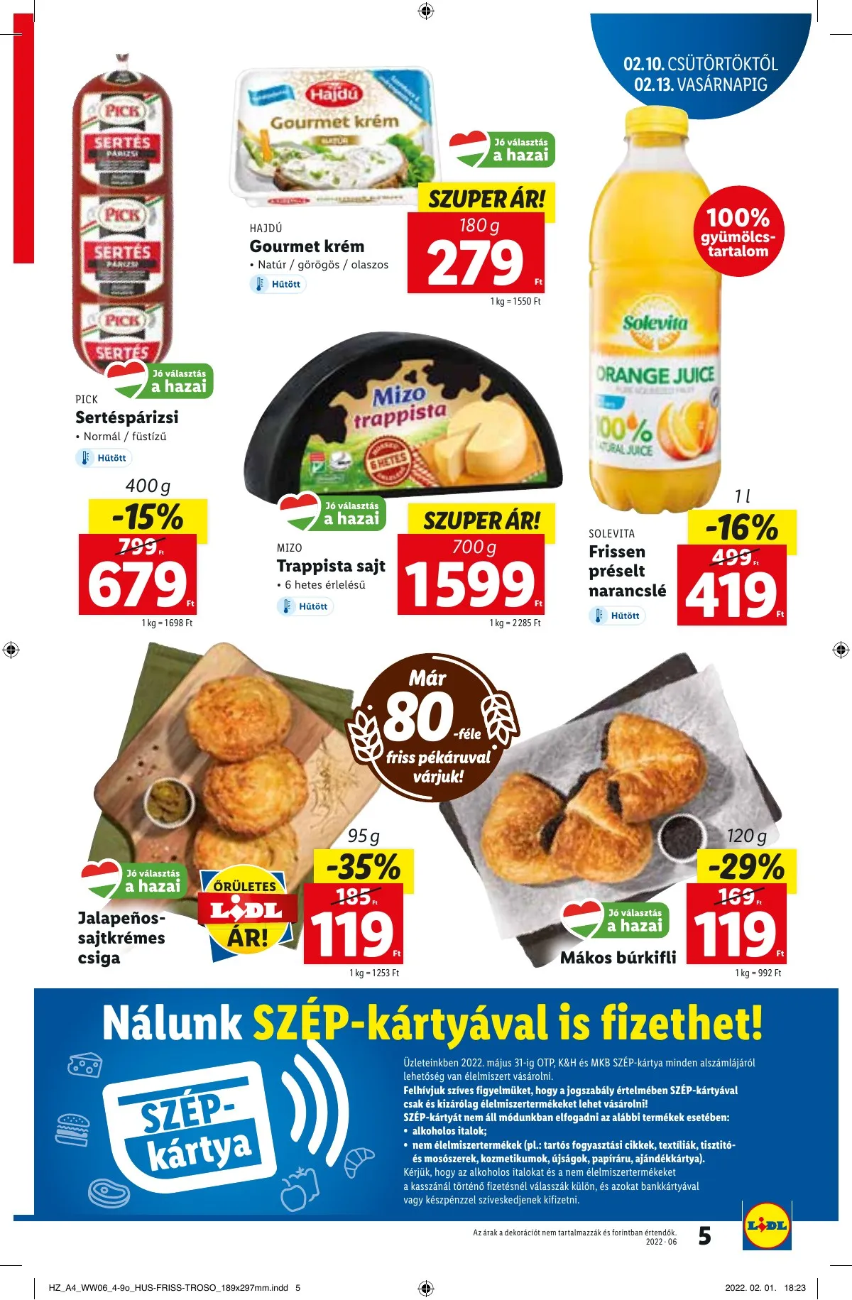 Lidl akciós újság 02.10–02.16 – 5. oldal