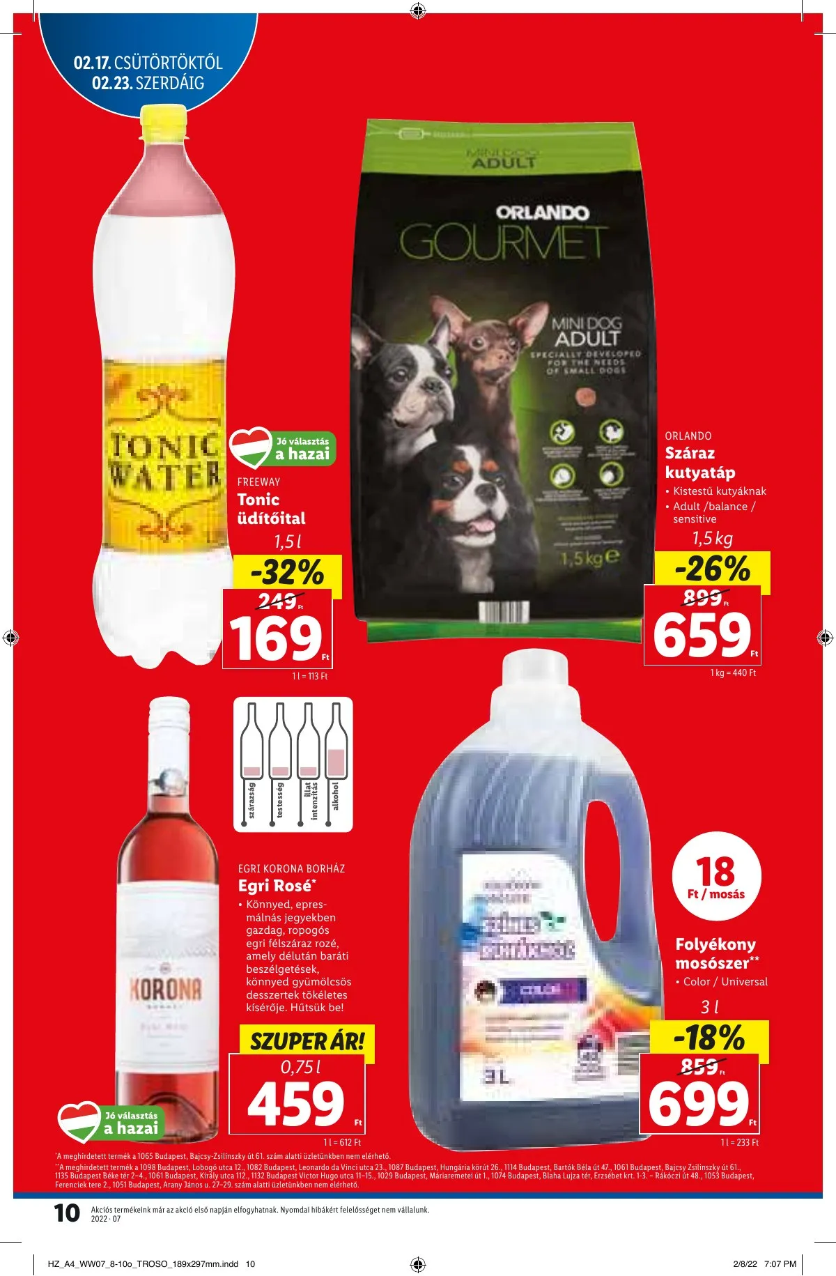 Lidl akciós újság 02.17–02.23 – 10. oldal