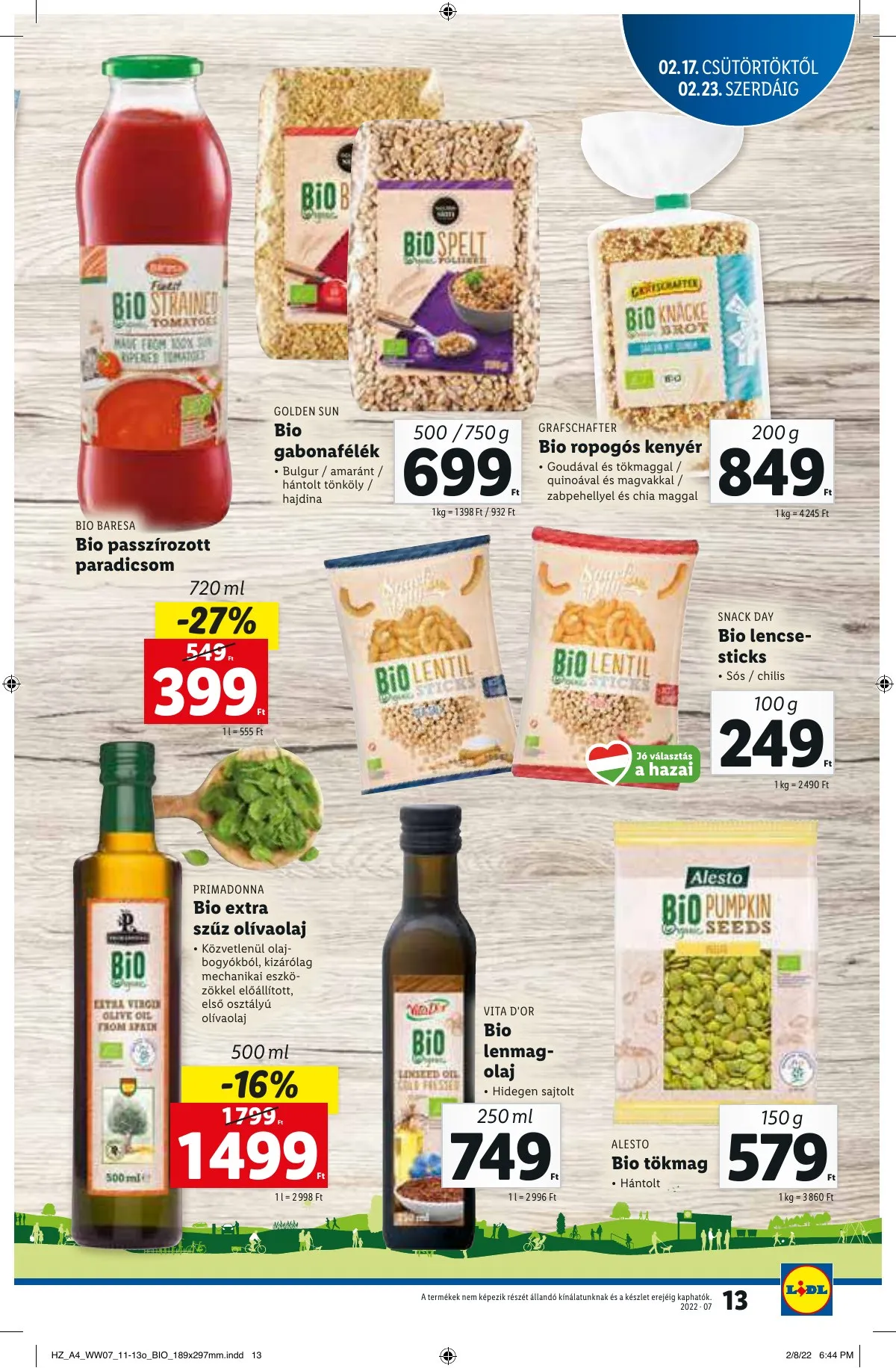 Lidl akciós újság 02.17–02.23 – 13. oldal