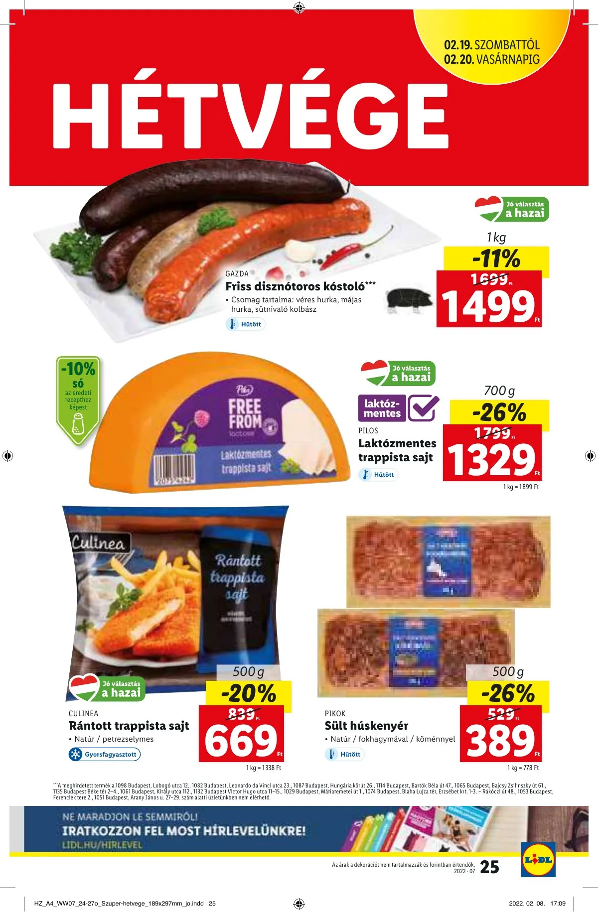 Lidl akciós újság 02.17–02.23 – 25. oldal