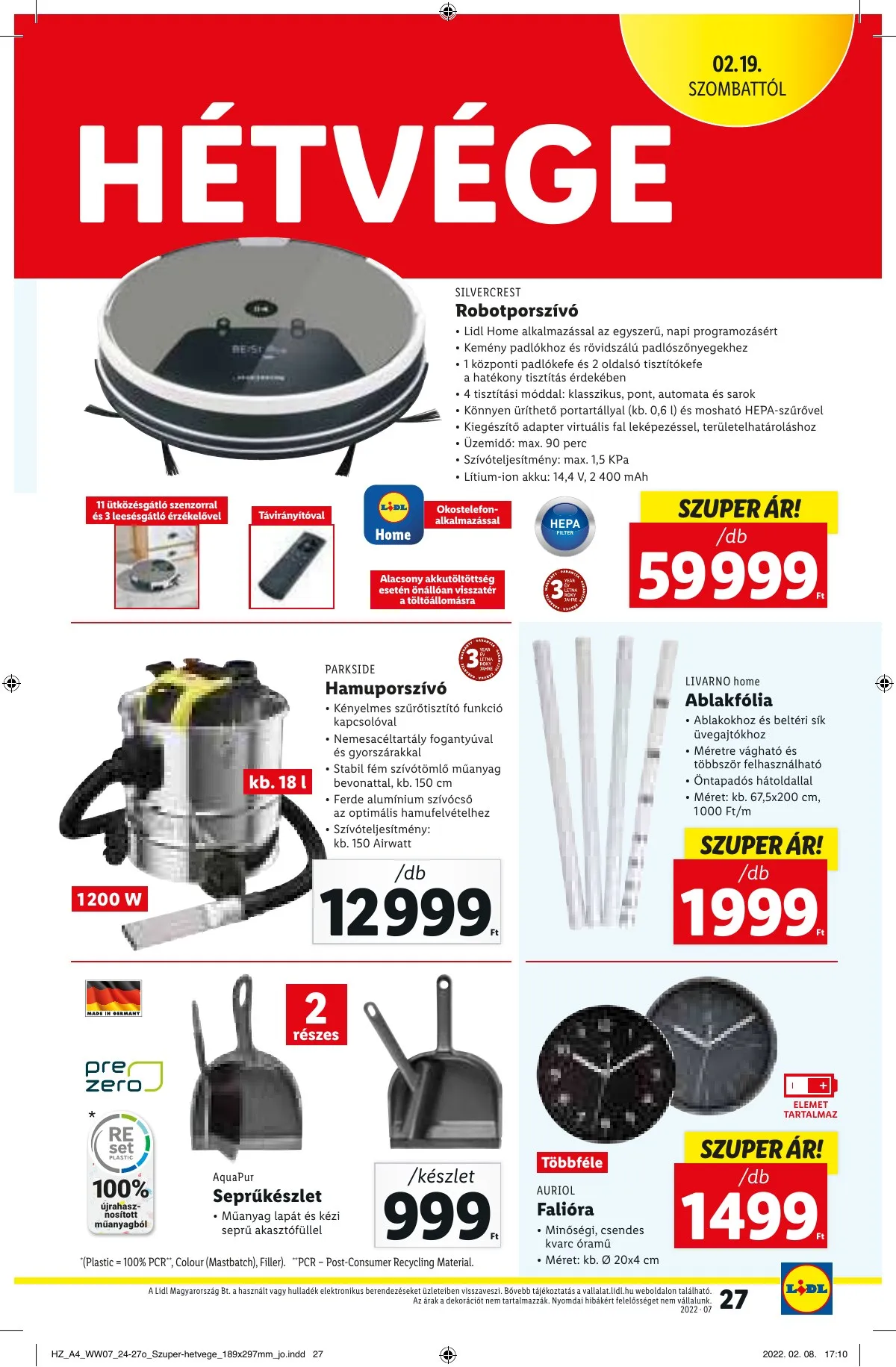 Lidl akciós újság 02.17–02.23 – 27. oldal