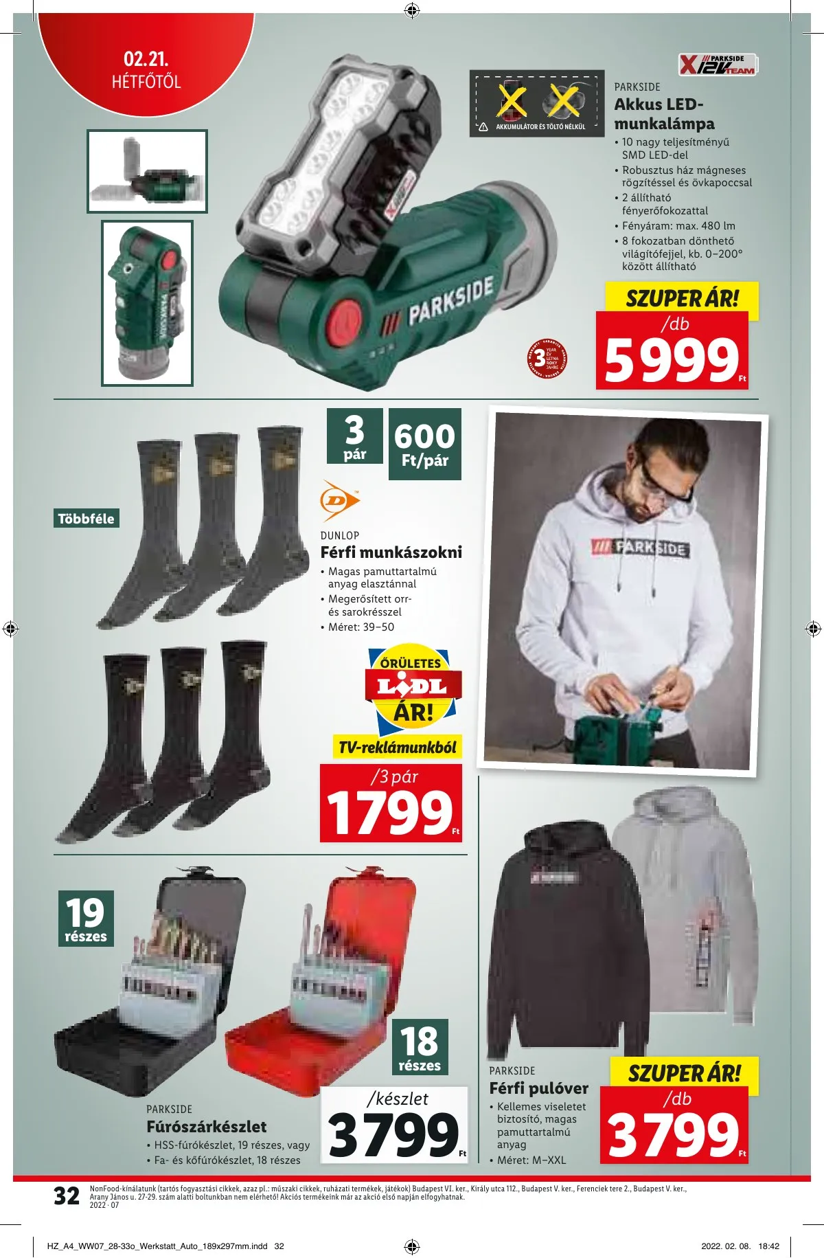 Lidl akciós újság 02.17–02.23 – 32. oldal