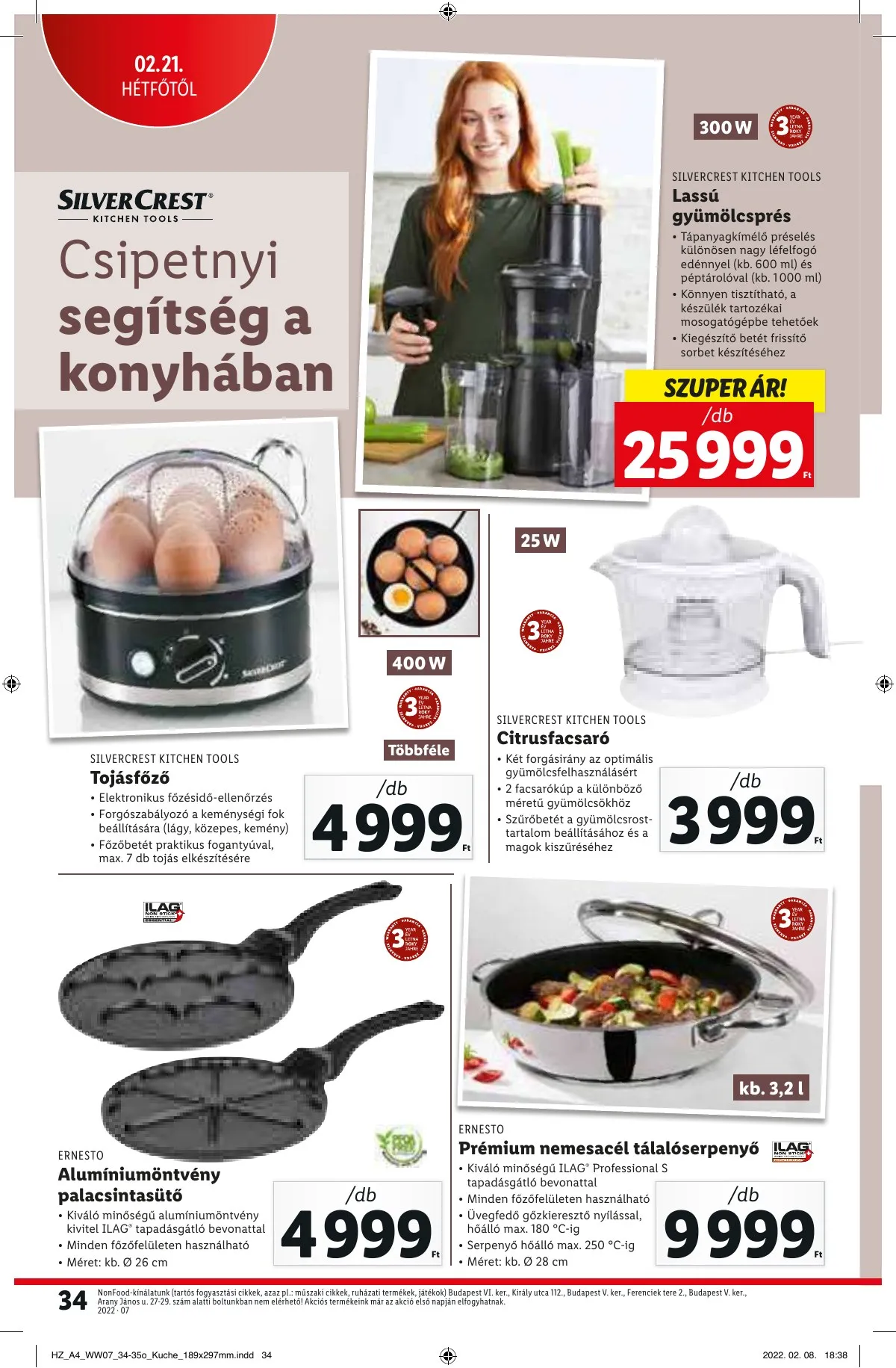 Lidl akciós újság 02.17–02.23 – 34. oldal
