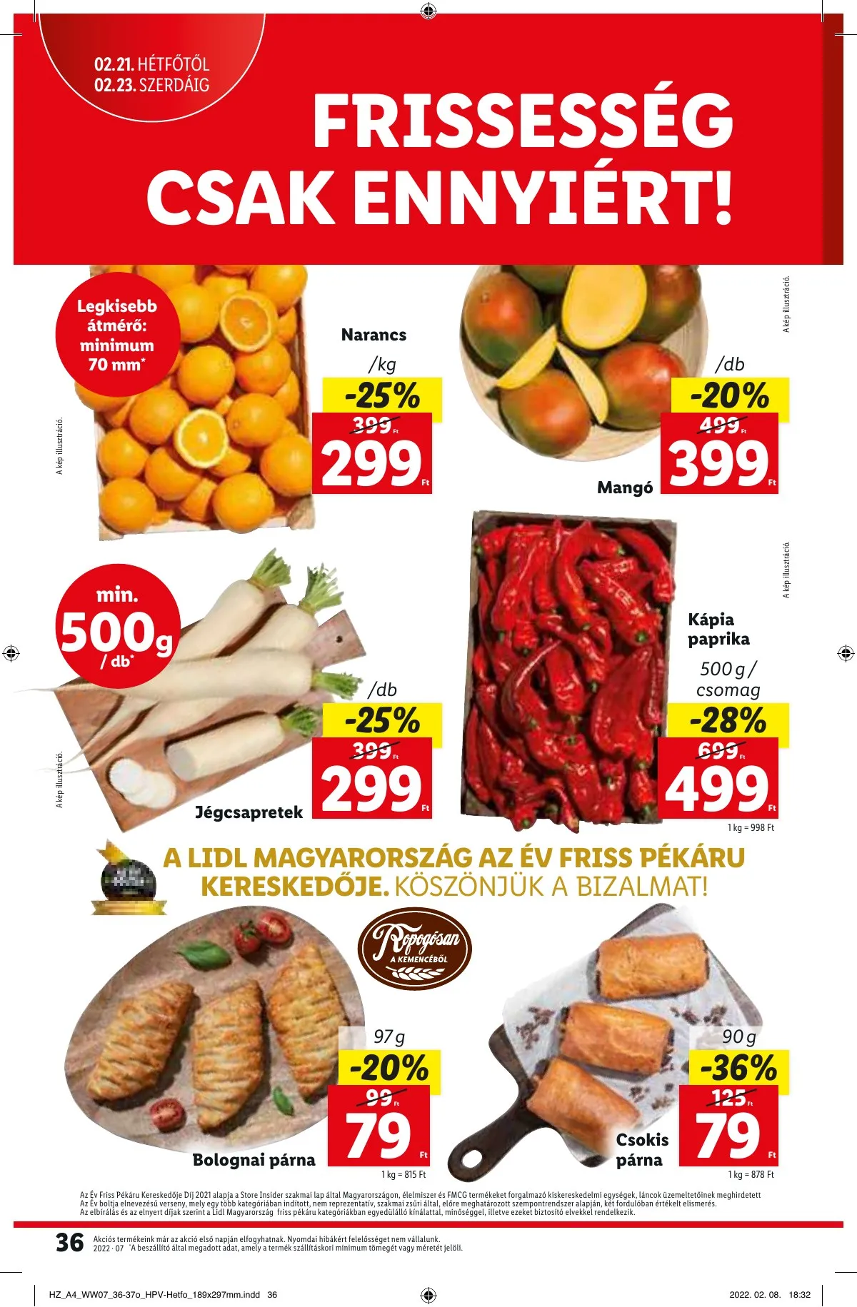Lidl akciós újság 02.17–02.23 – 36. oldal