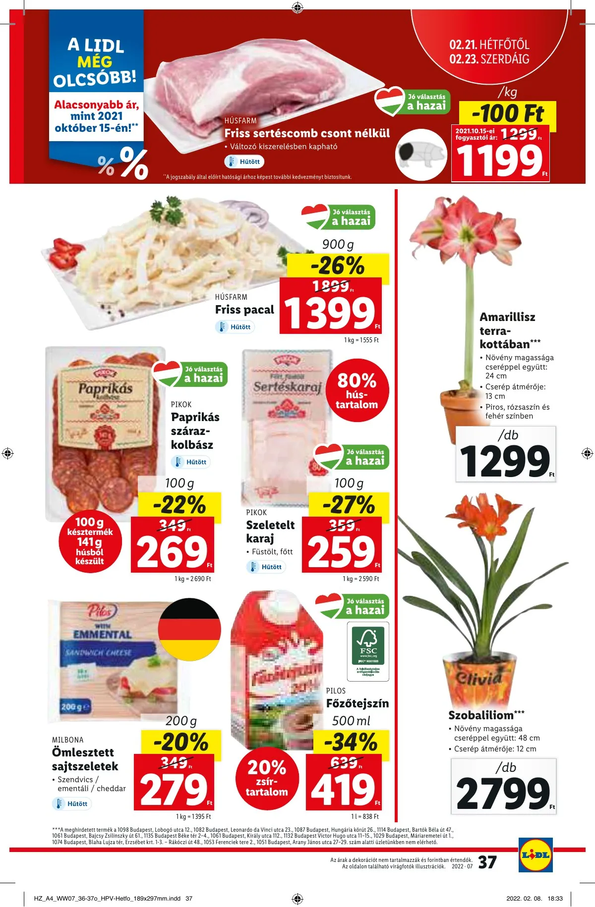 Lidl akciós újság 02.17–02.23 – 37. oldal
