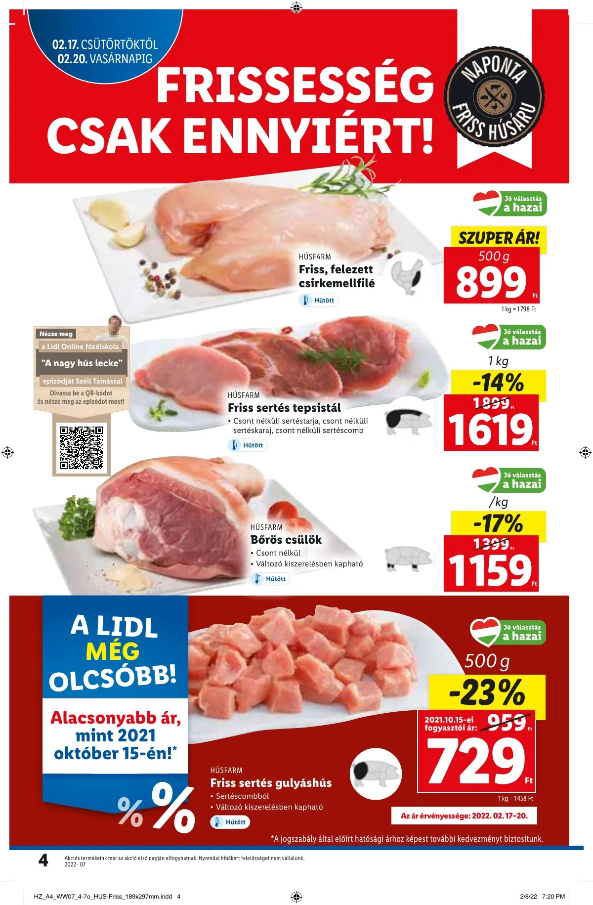 Lidl akciós újság 02.17–02.23 – 4. oldal