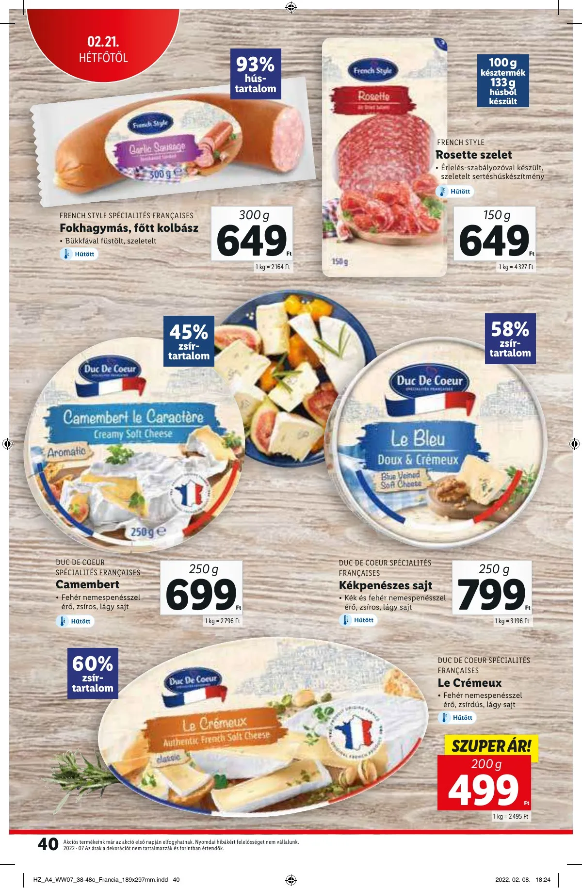 Lidl akciós újság 02.17–02.23 – 40. oldal