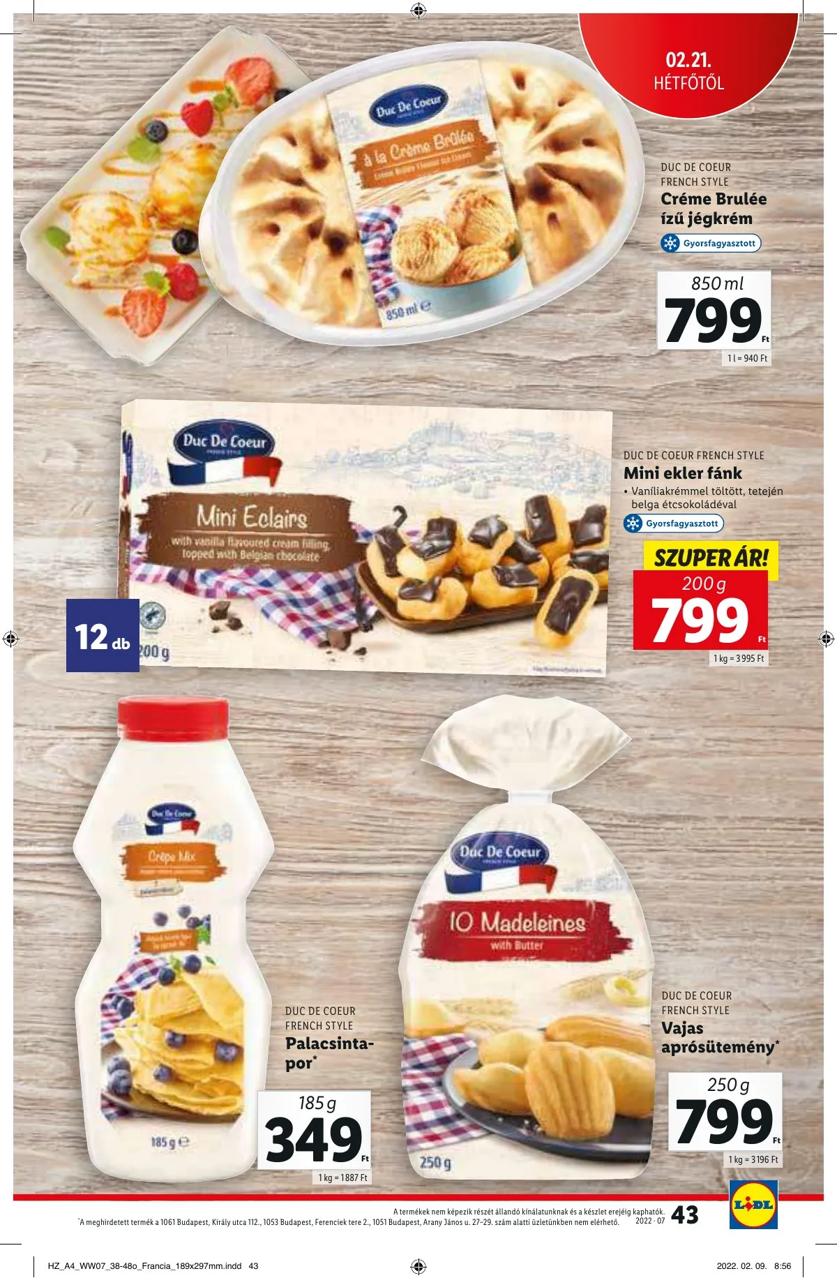 Lidl akciós újság 02.17–02.23 – 43. oldal