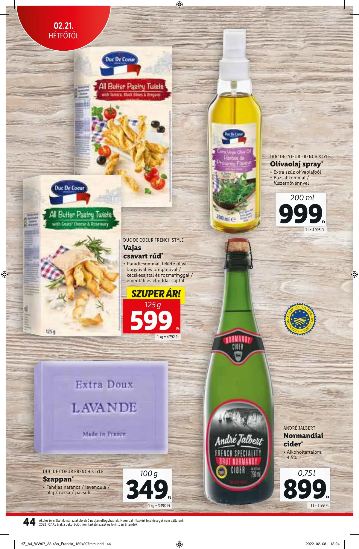Lidl akciós újság 02.17–02.23 – 44. oldal