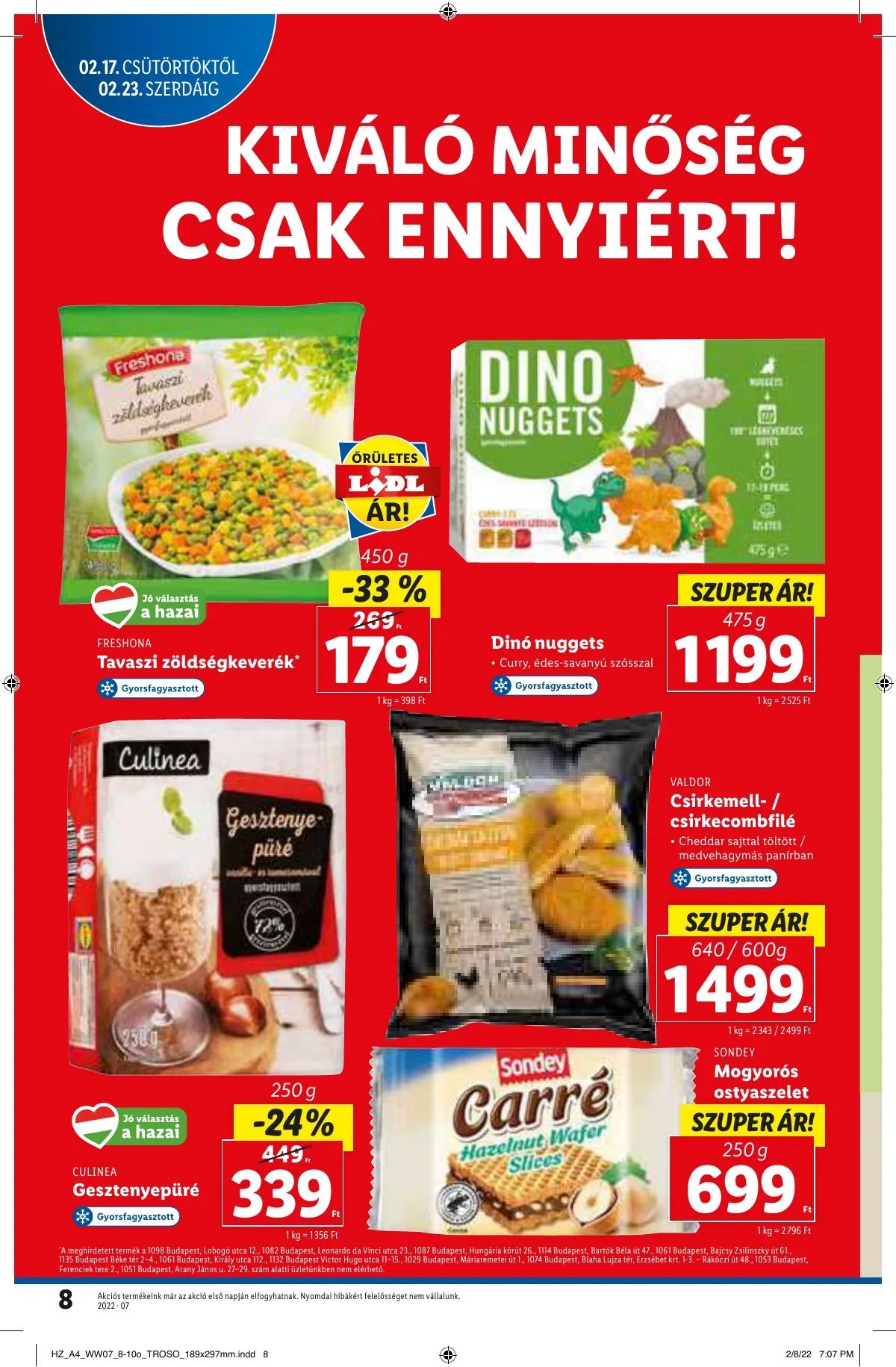 Lidl akciós újság 02.17–02.23 – 8. oldal