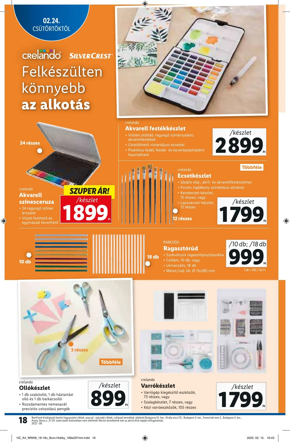 Lidl akciós újság 02.24–03.02 – 18. oldal