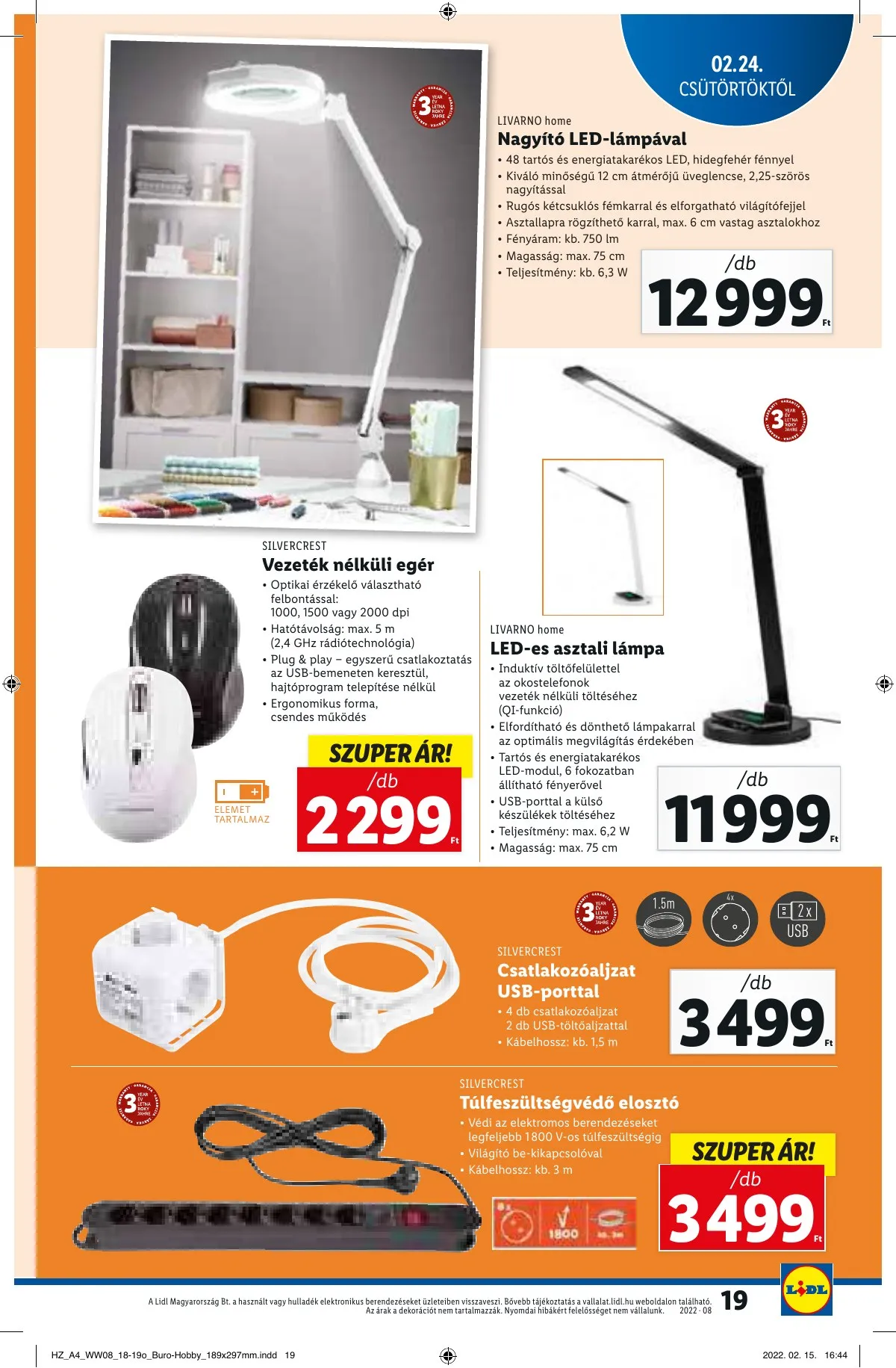 Lidl akciós újság 02.24–03.02 – 19. oldal