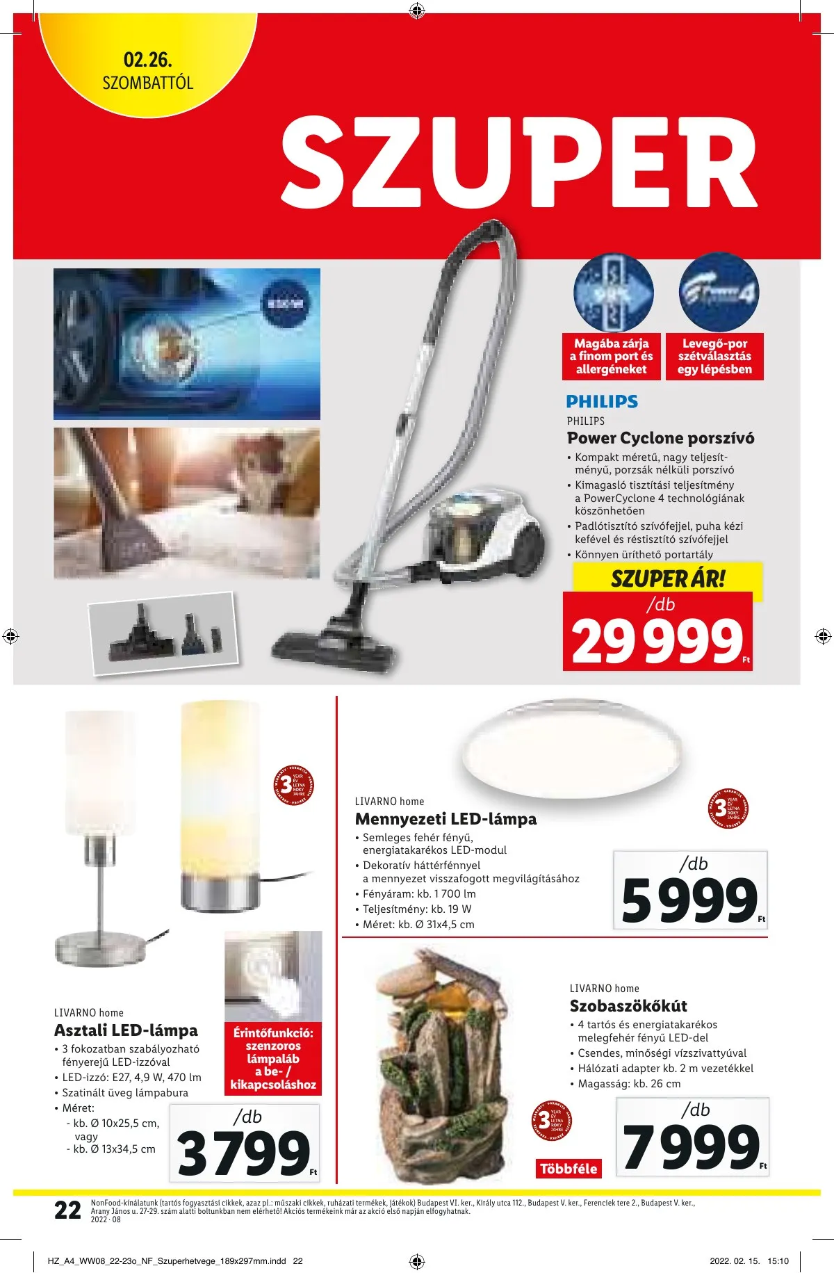 Lidl akciós újság 02.24–03.02 – 22. oldal