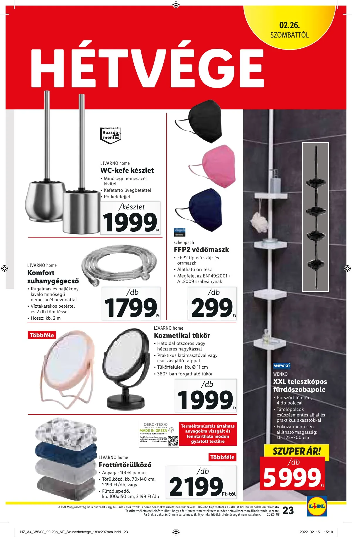 Lidl akciós újság 02.24–03.02 – 23. oldal