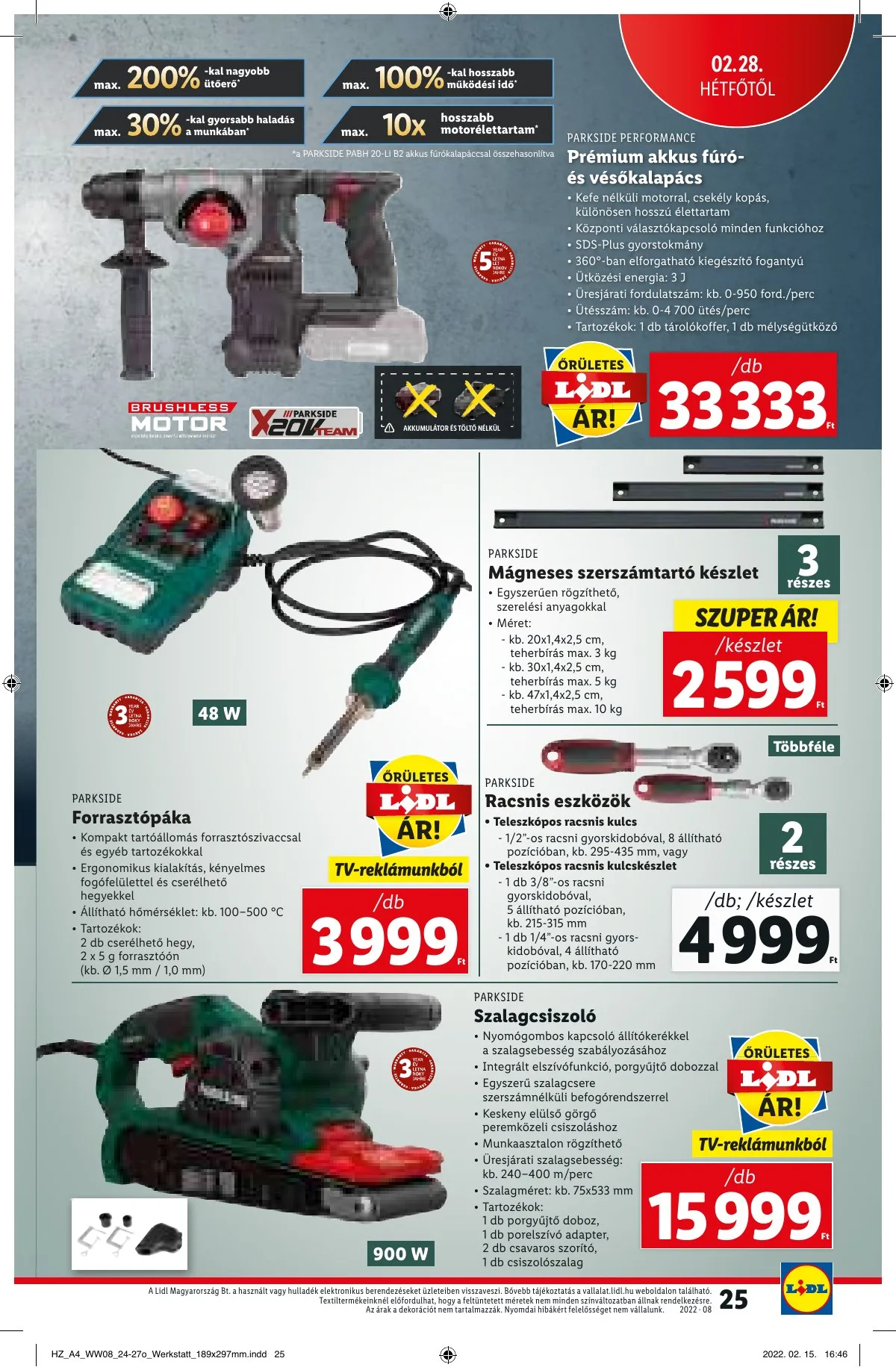 Lidl akciós újság 02.24–03.02 – 25. oldal