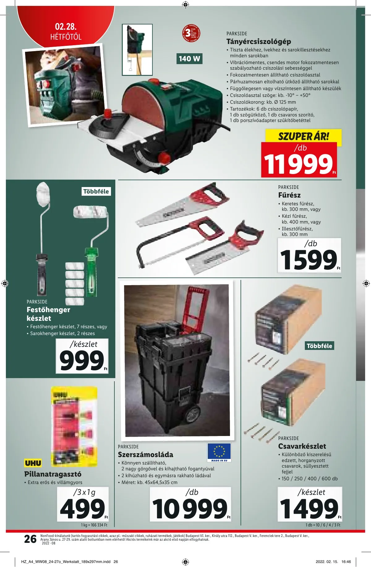 Lidl akciós újság 02.24–03.02 – 26. oldal