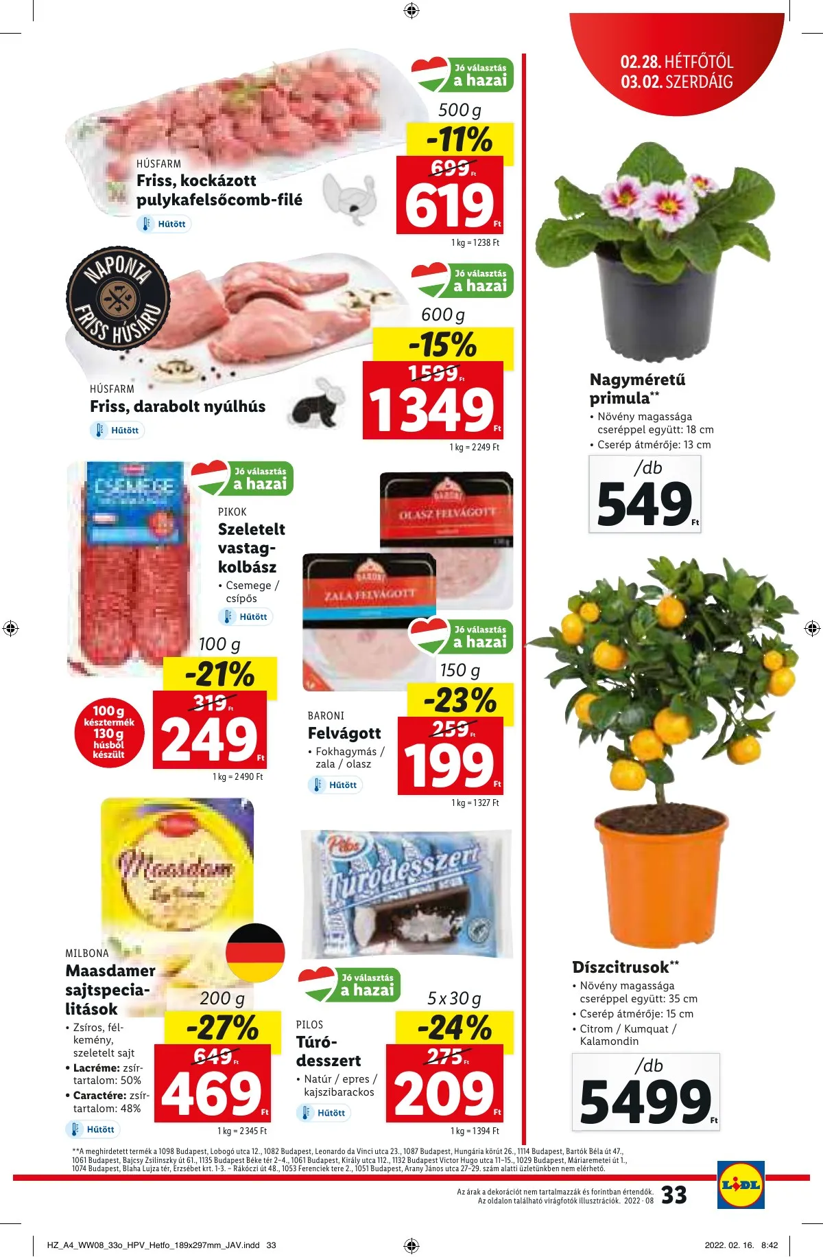 Lidl akciós újság 02.24–03.02 – 33. oldal