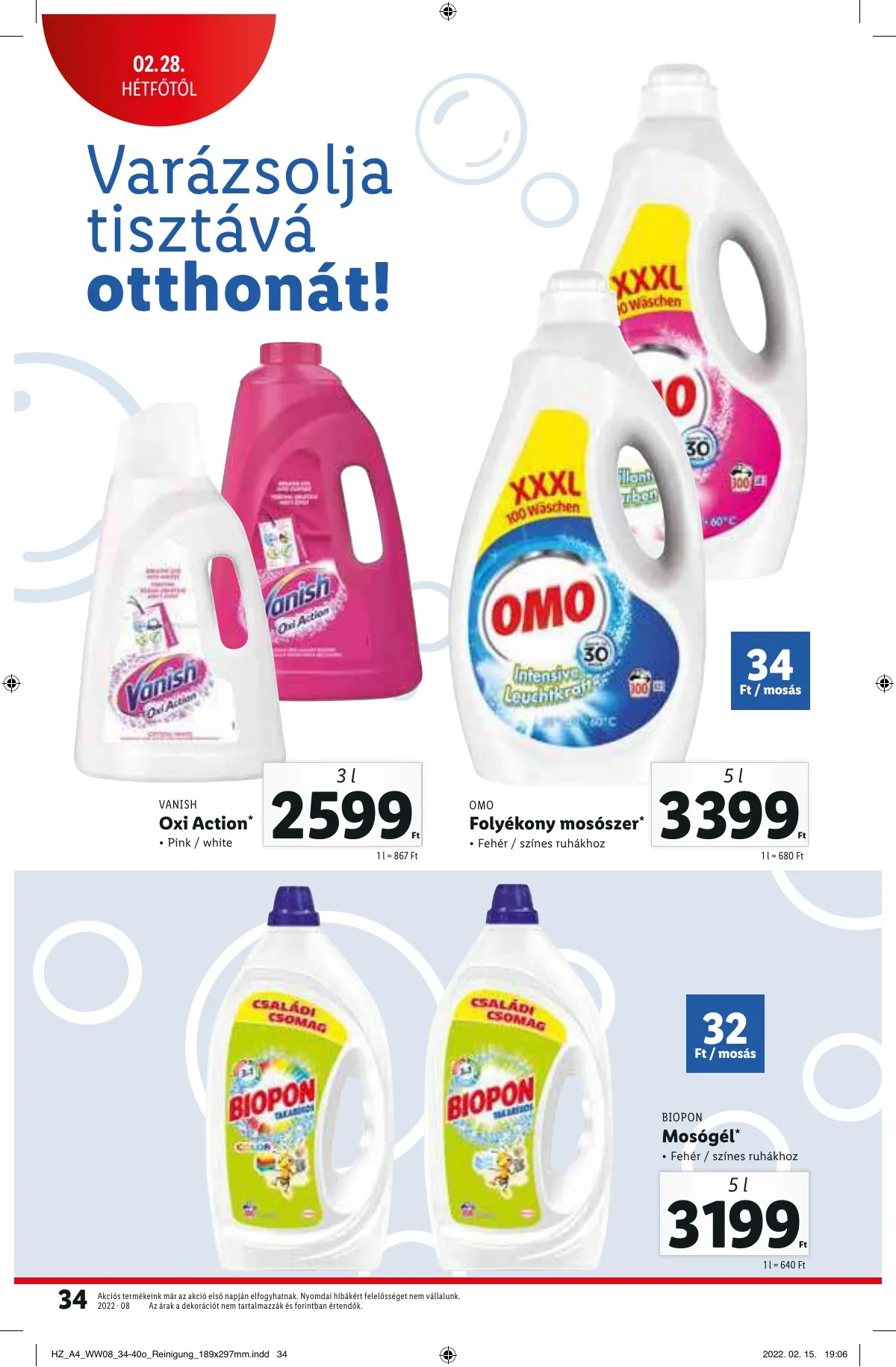 Lidl akciós újság 02.24–03.02 – 34. oldal