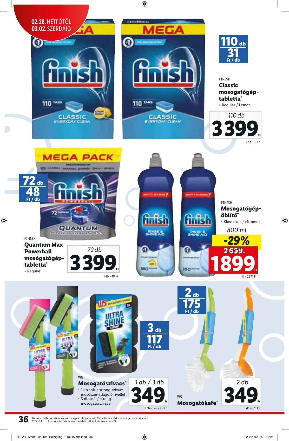 Lidl akciós újság 02.24–03.02 – 36. oldal