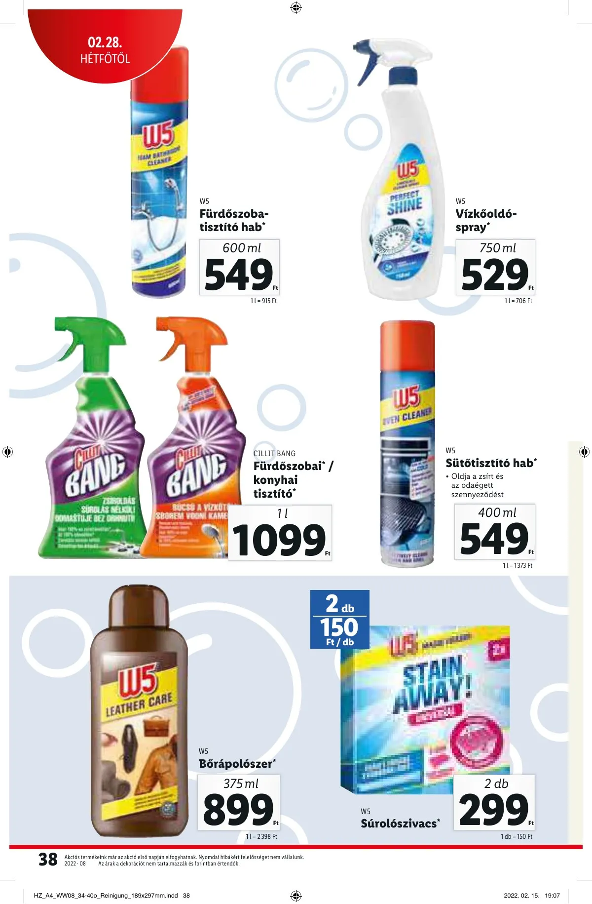 Lidl akciós újság 02.24–03.02 – 38. oldal