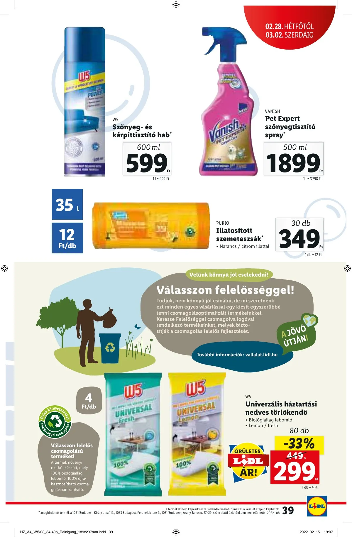 Lidl akciós újság 02.24–03.02 – 39. oldal