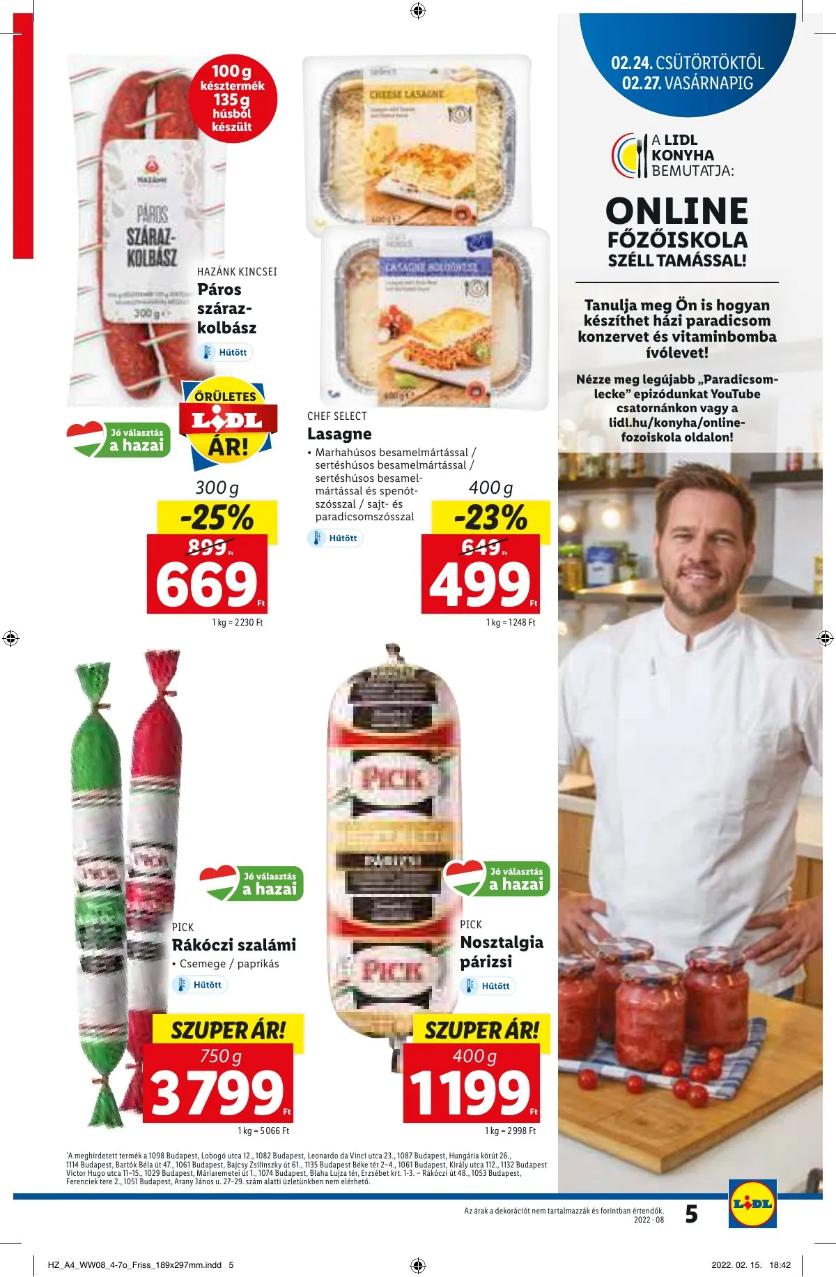 Lidl akciós újság 02.24–03.02 – 5. oldal