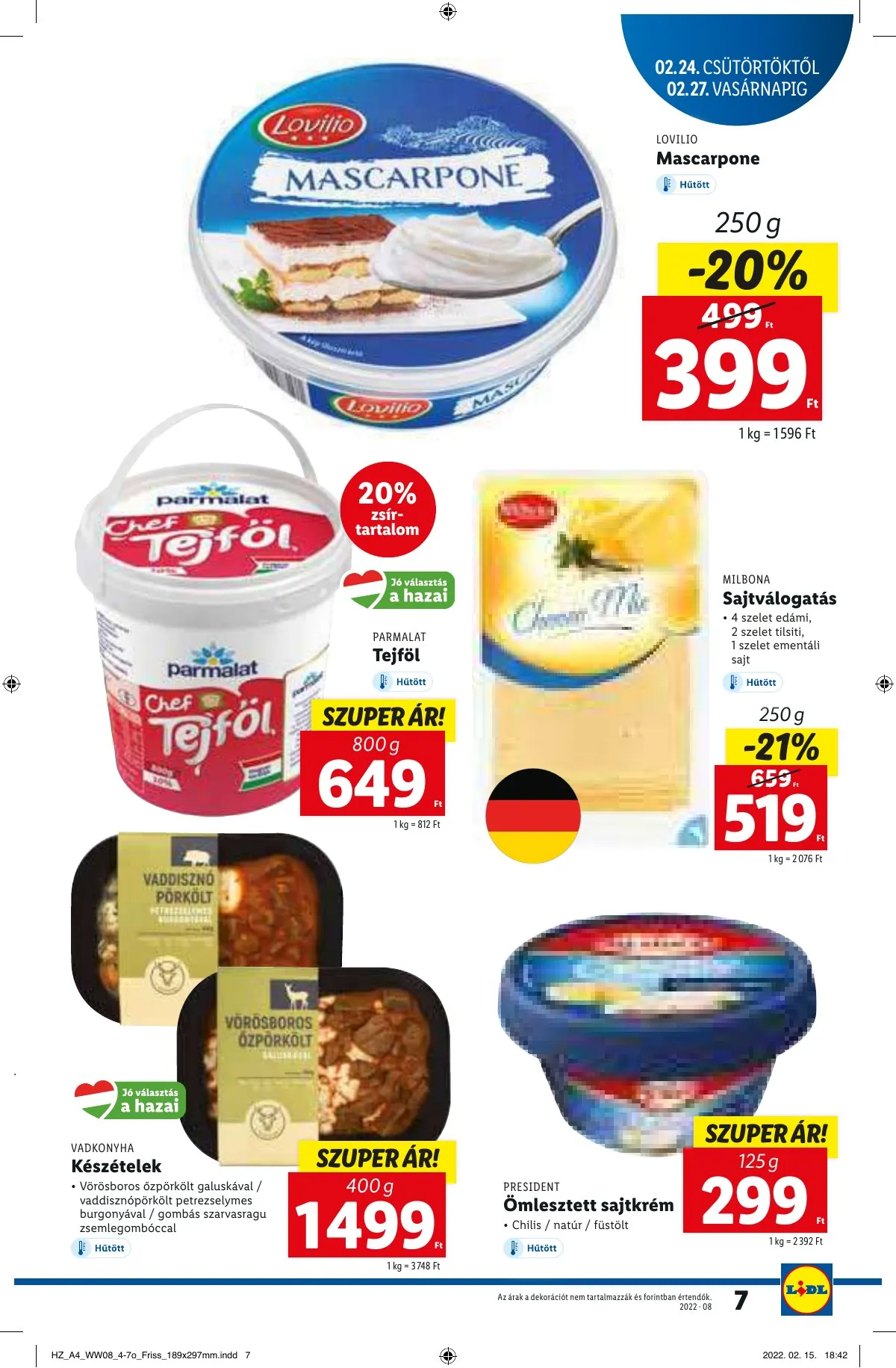 Lidl akciós újság 02.24–03.02 – 7. oldal