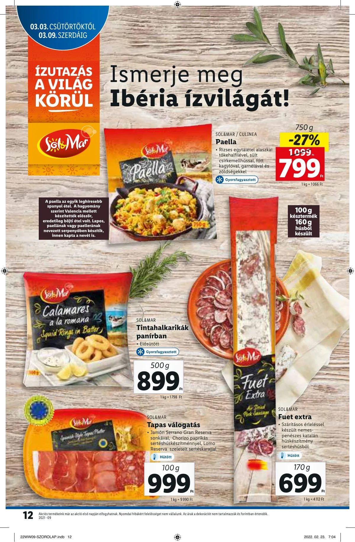 Lidl akciós újság 03.03–03.09 – 12. oldal