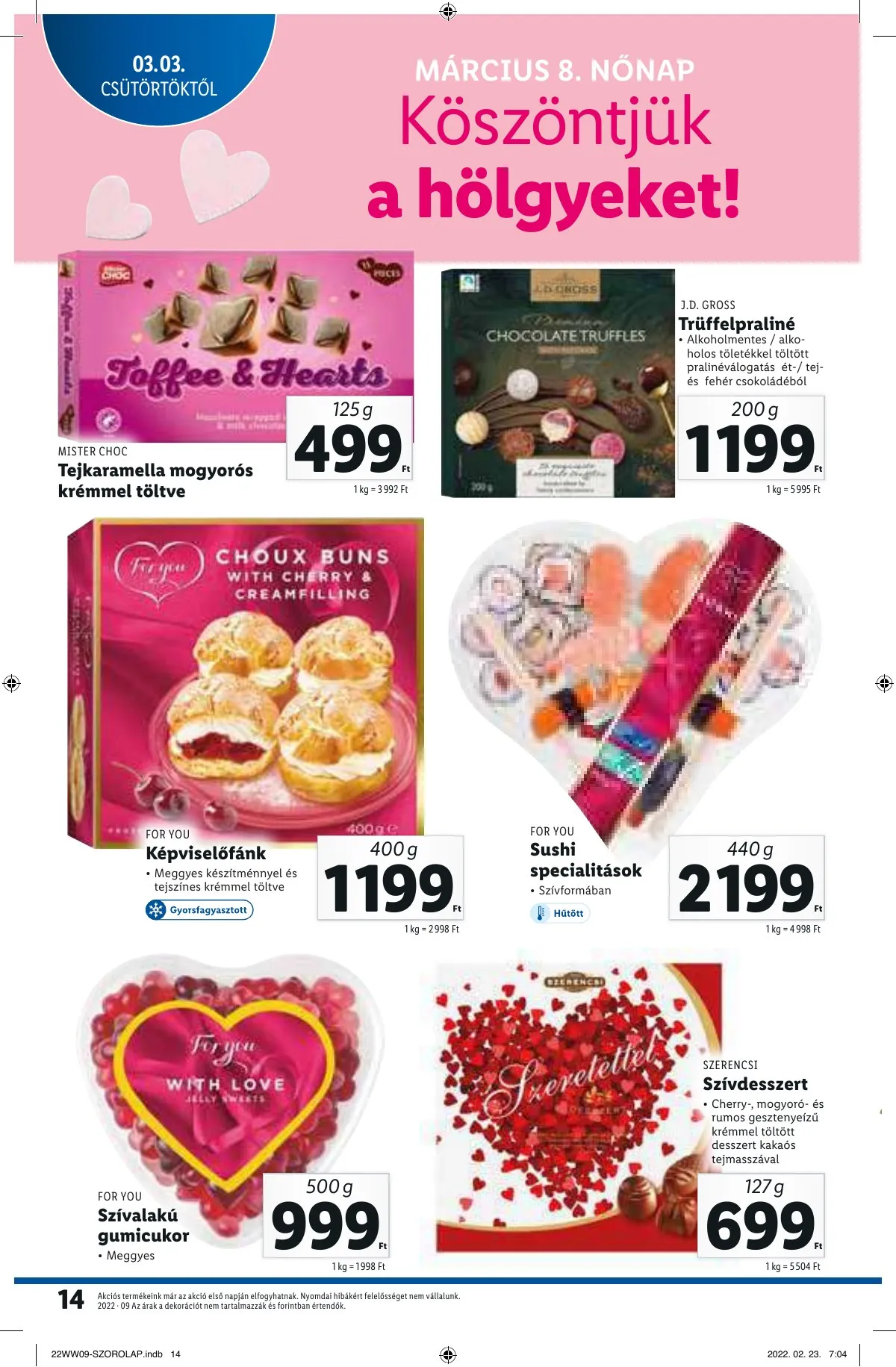 Lidl akciós újság 03.03–03.09 – 14. oldal