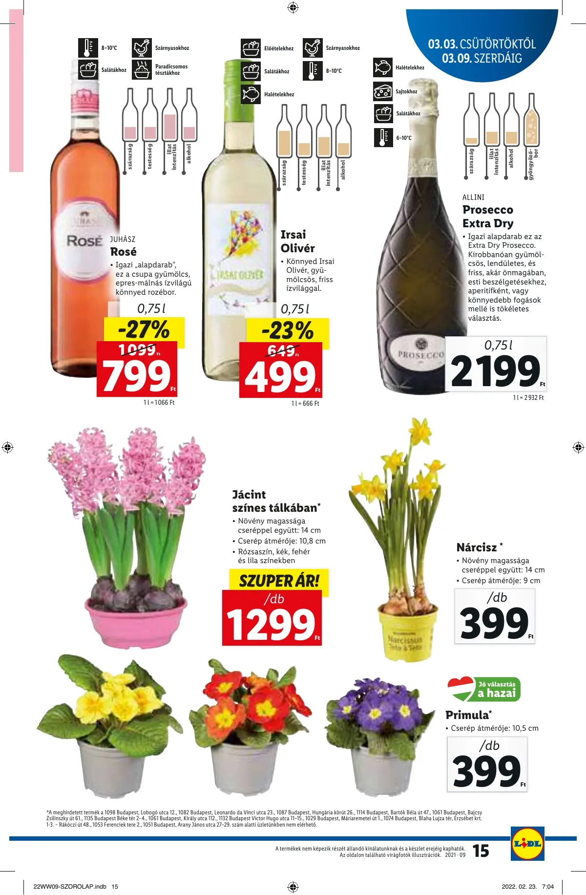 Lidl akciós újság 03.03–03.09 – 15. oldal