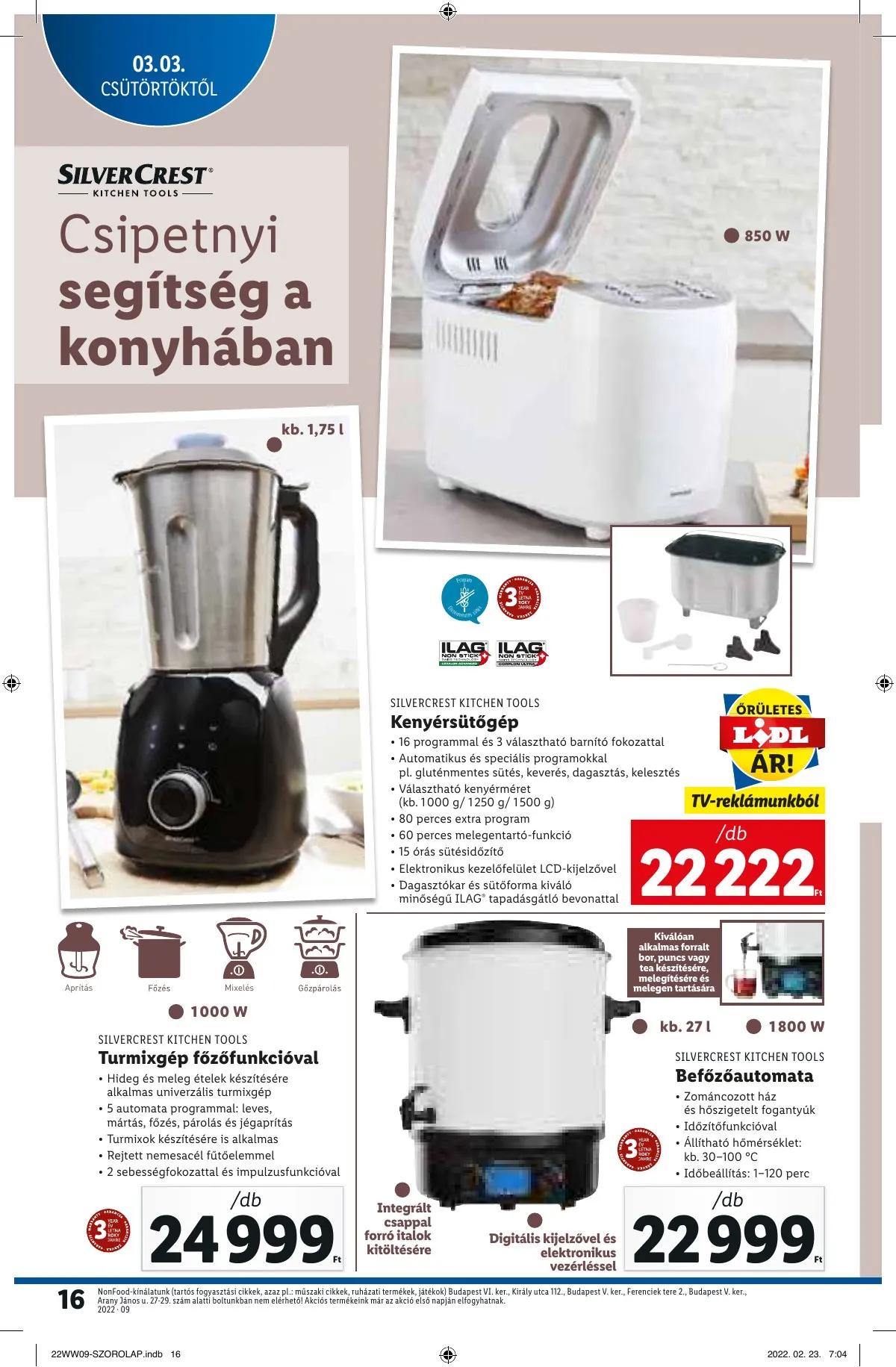 Lidl akciós újság 03.03–03.09 – 16. oldal