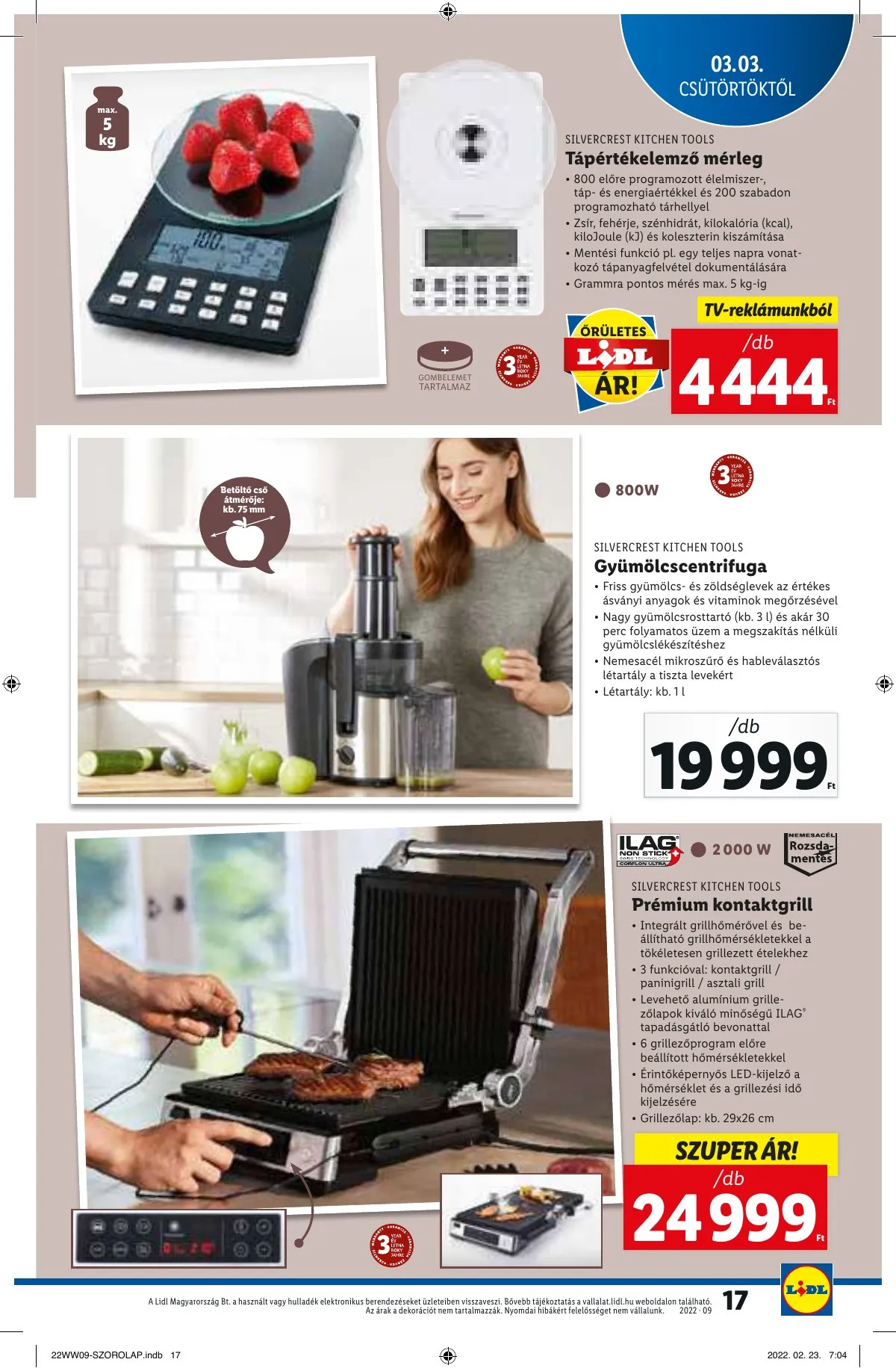 Lidl akciós újság 03.03–03.09 – 17. oldal