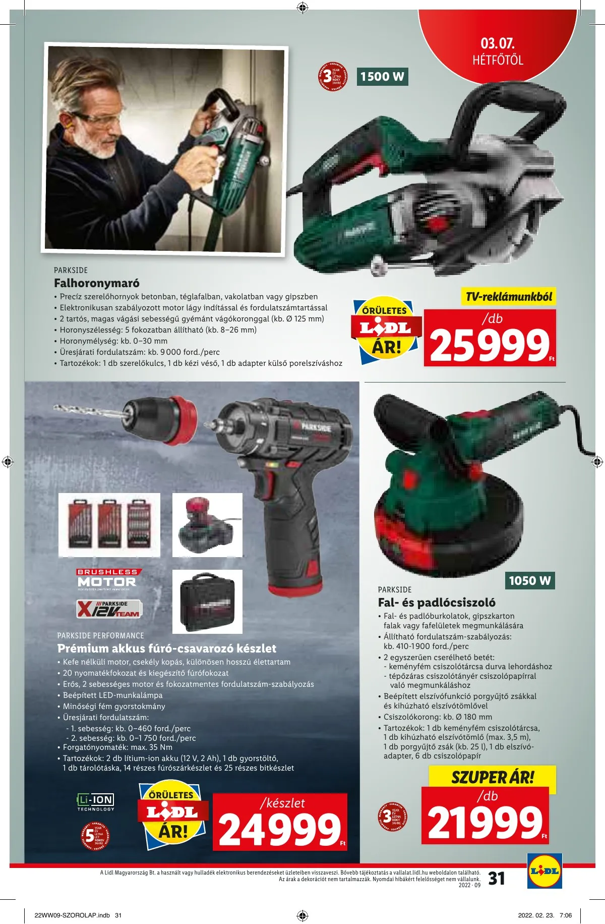 Lidl akciós újság 03.03–03.09 – 31. oldal