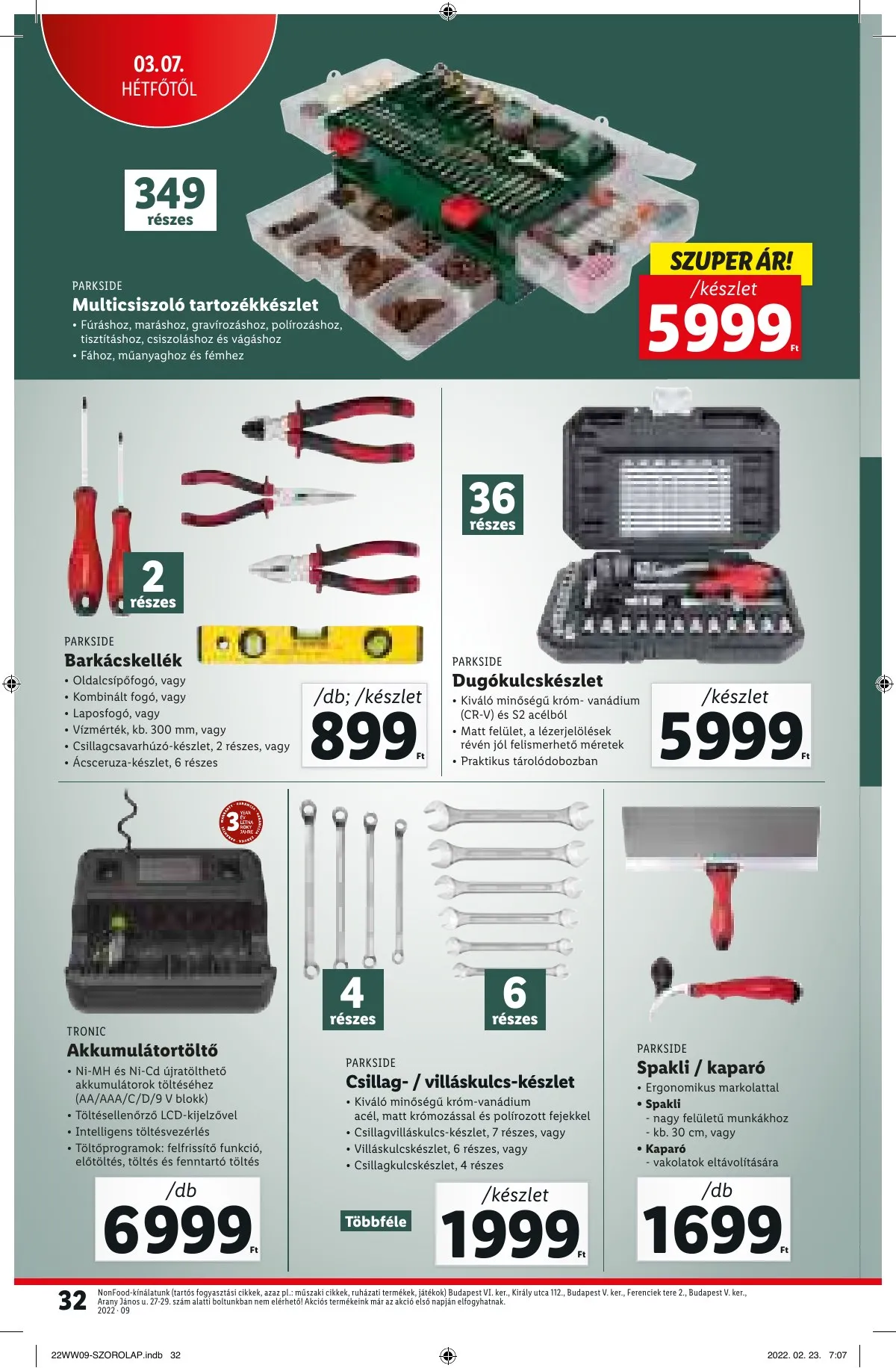 Lidl akciós újság 03.03–03.09 – 32. oldal