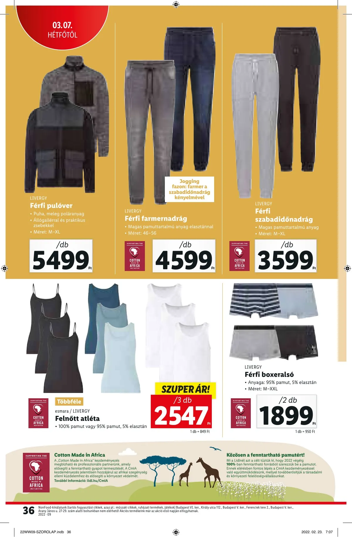 Lidl akciós újság 03.03–03.09 – 36. oldal
