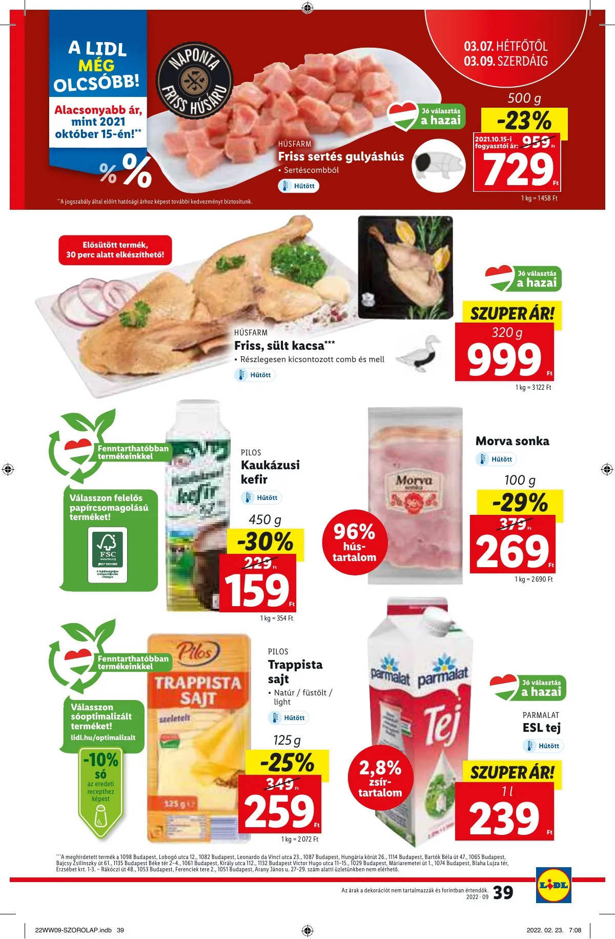 Lidl akciós újság 03.03–03.09 – 39. oldal