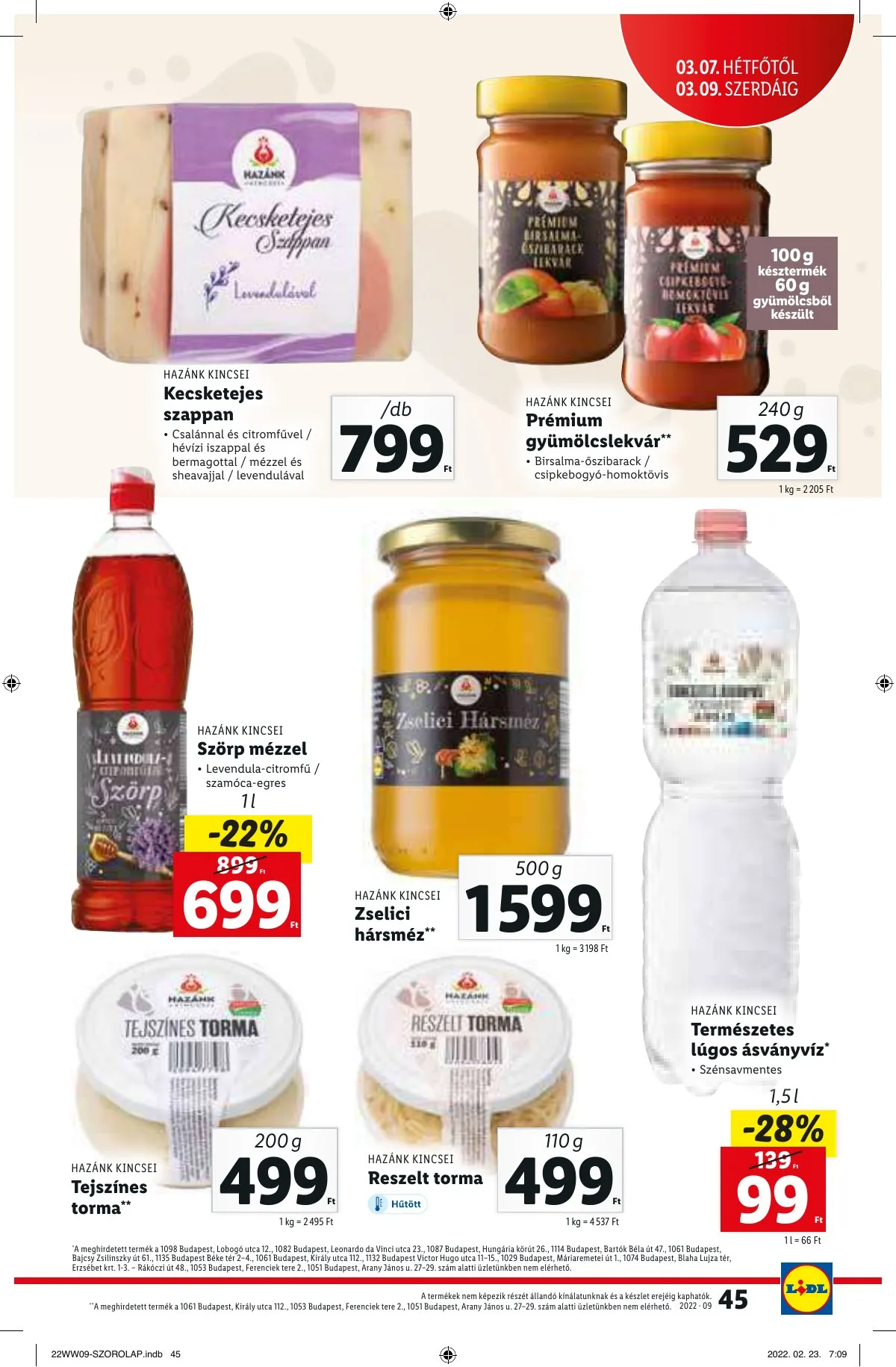 Lidl akciós újság 03.03–03.09 – 45. oldal