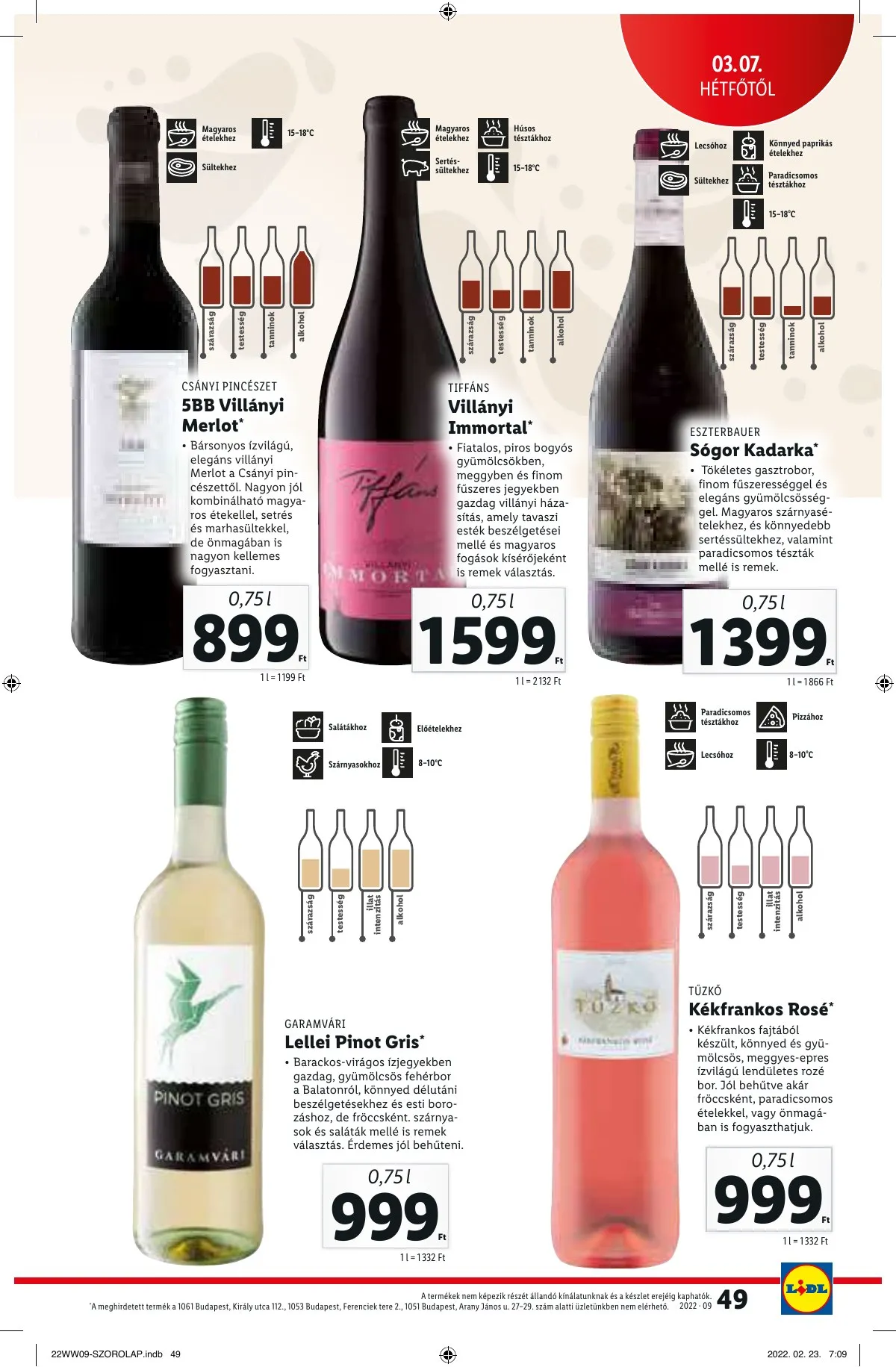 Lidl akciós újság 03.03–03.09 – 49. oldal