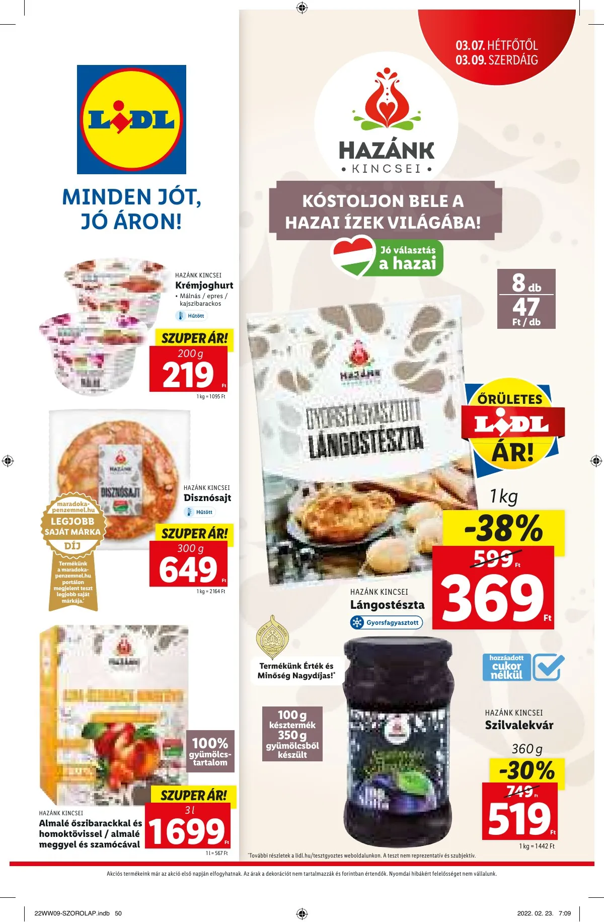 Lidl akciós újság 03.03–03.09 – 50. oldal
