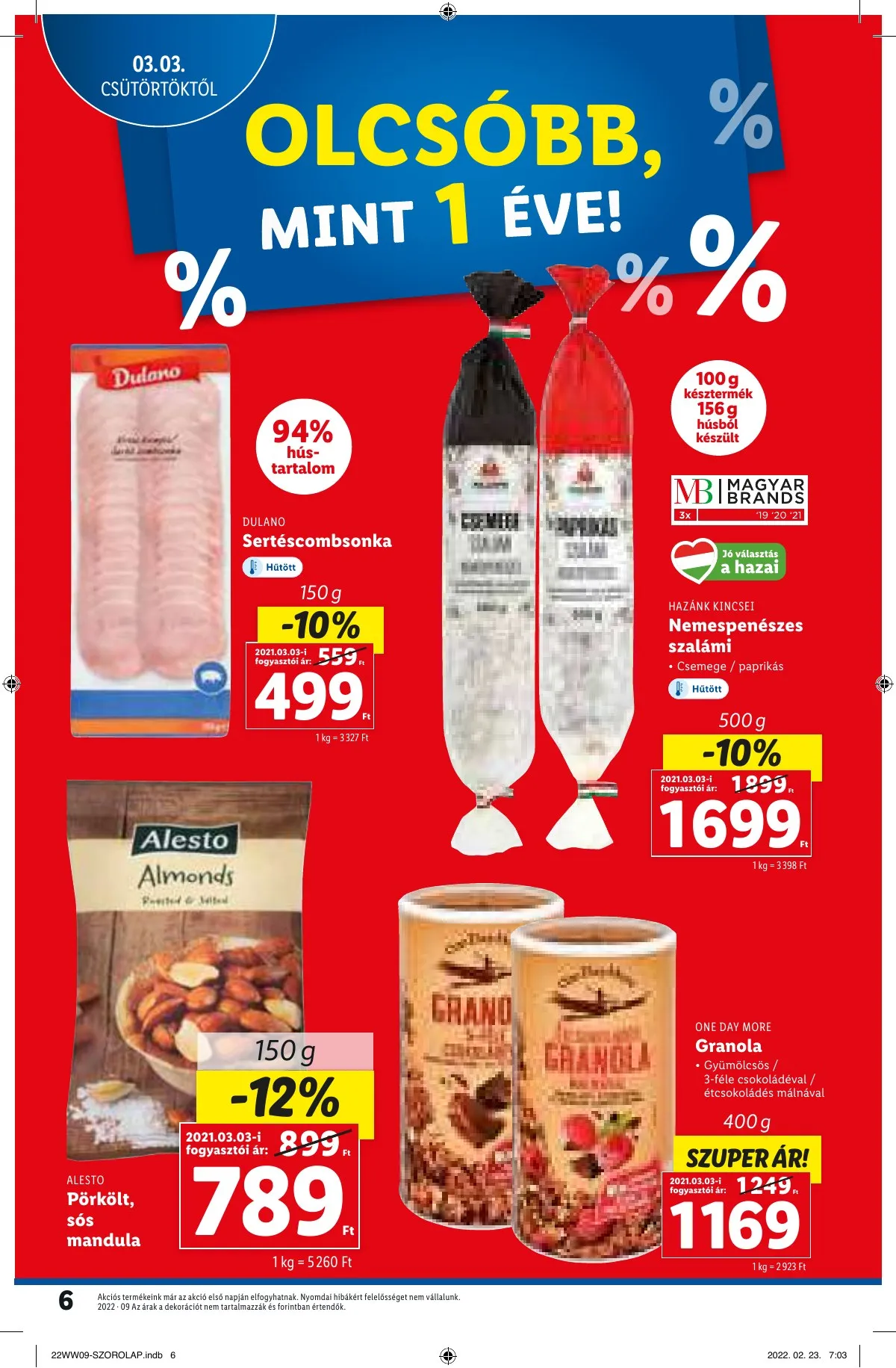 Lidl akciós újság 03.03–03.09 – 6. oldal