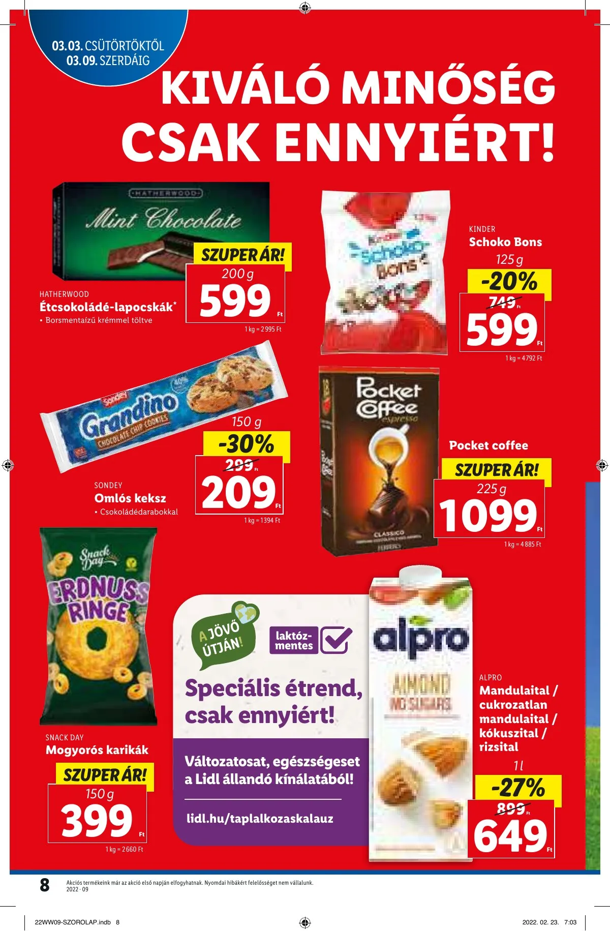Lidl akciós újság 03.03–03.09 – 8. oldal