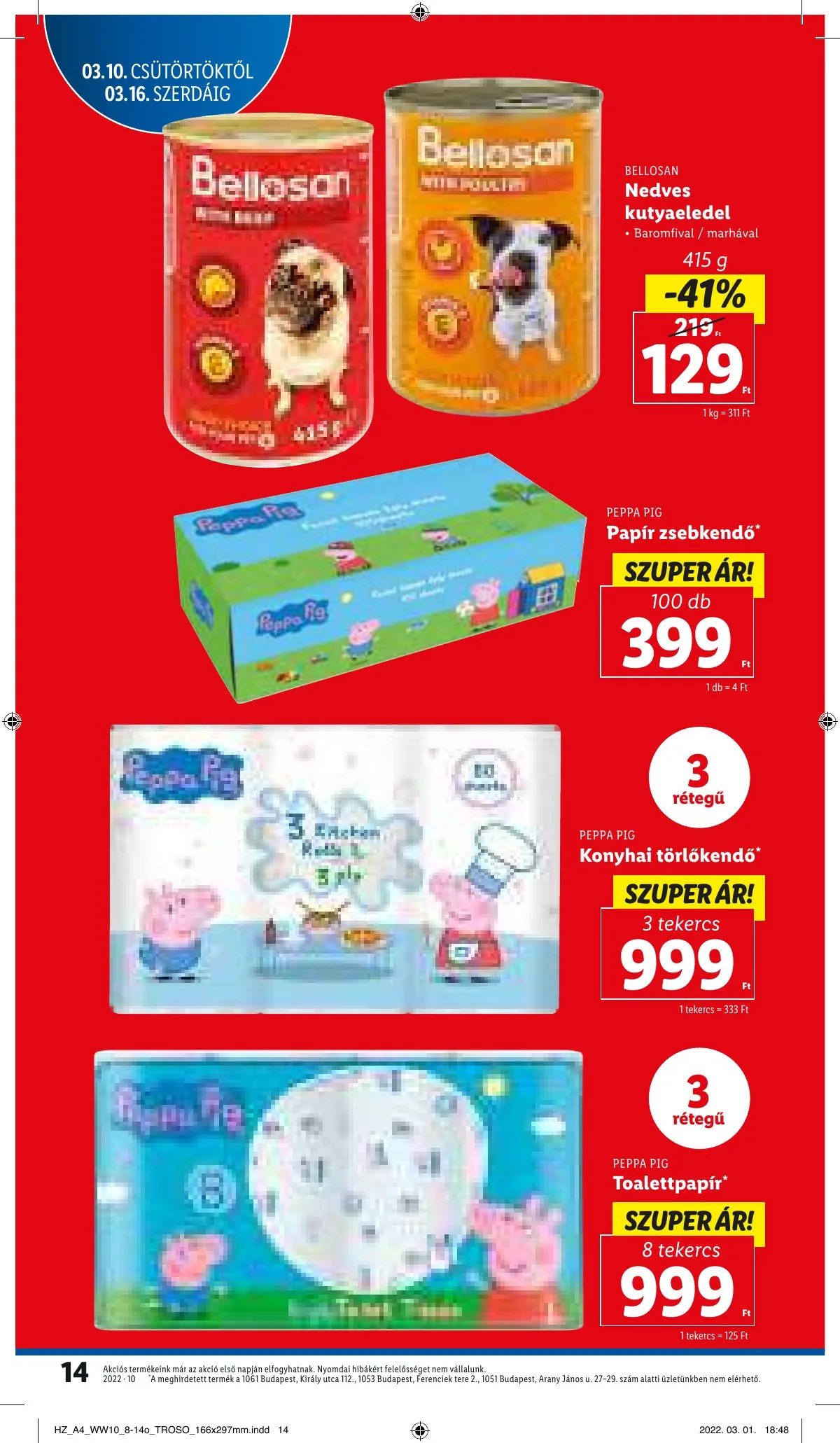 Lidl akciós újság 03.10–03.16 – 14. oldal