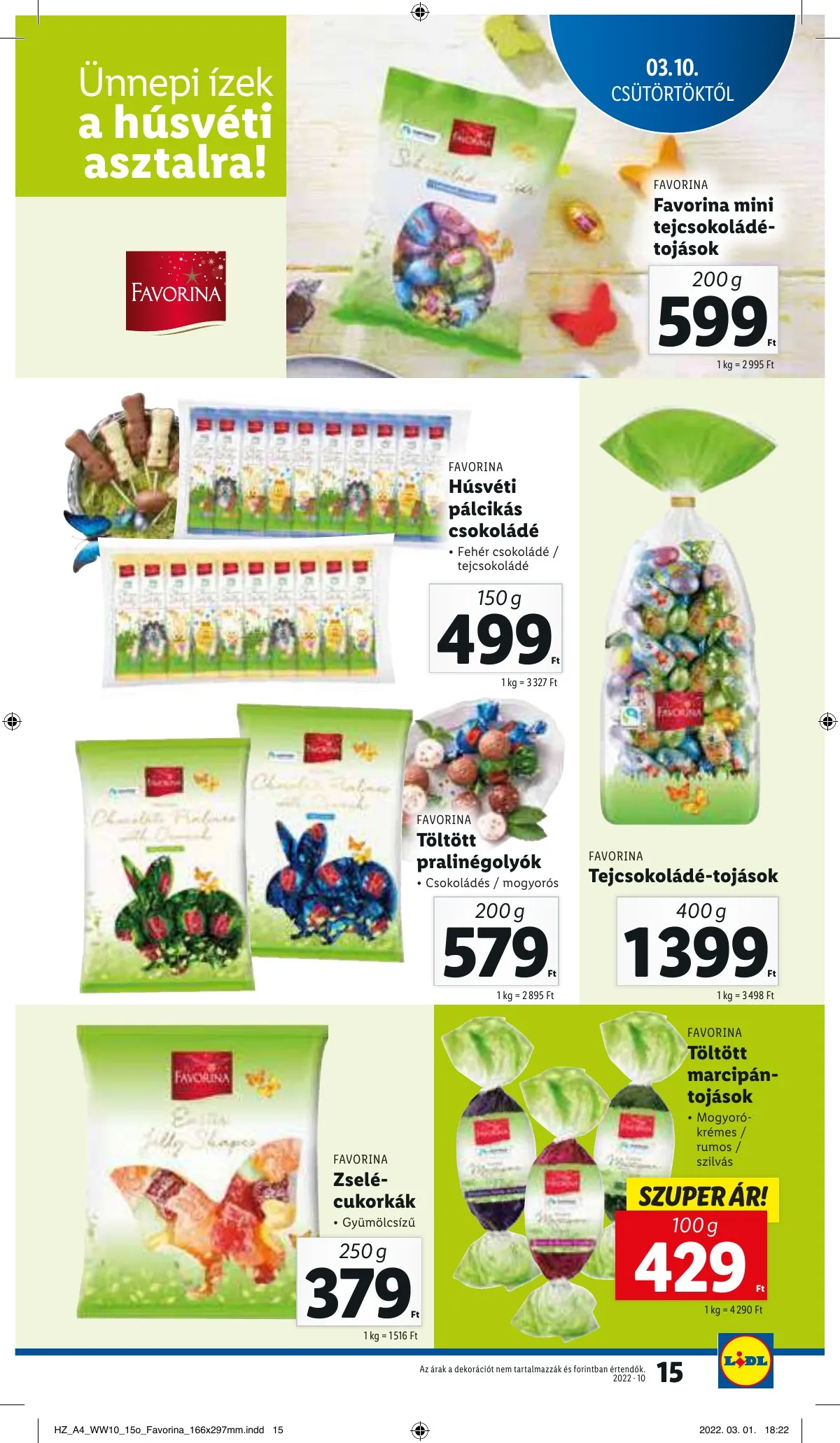 Lidl akciós újság 03.10–03.16 – 15. oldal