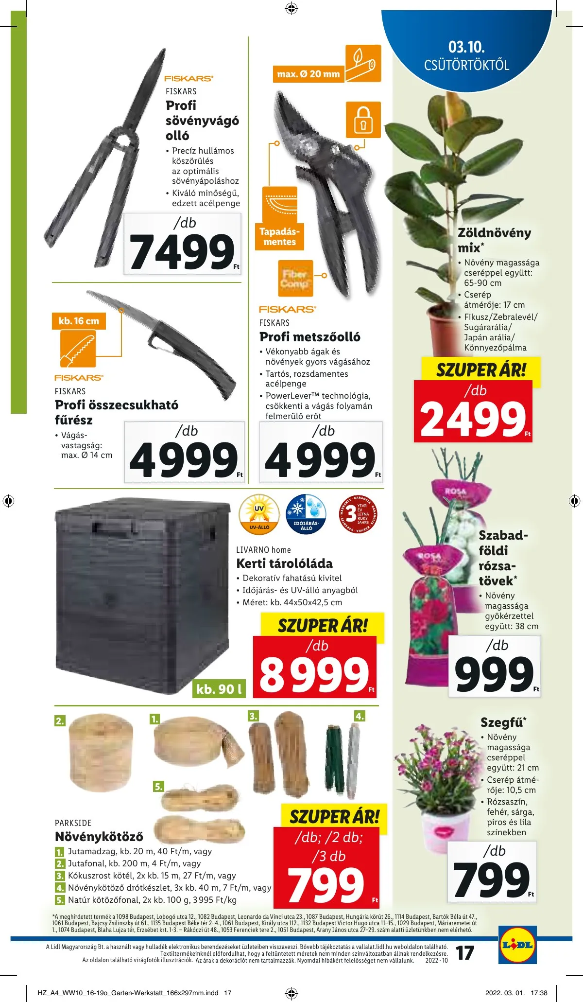 Lidl akciós újság 03.10–03.16 – 17. oldal