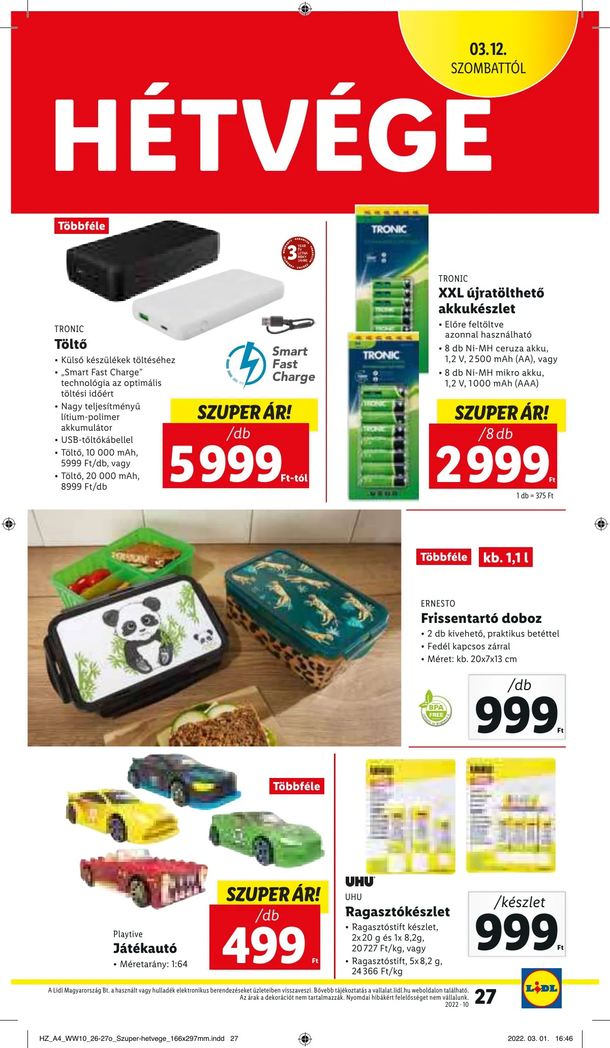 Lidl akciós újság 03.10–03.16 – 27. oldal