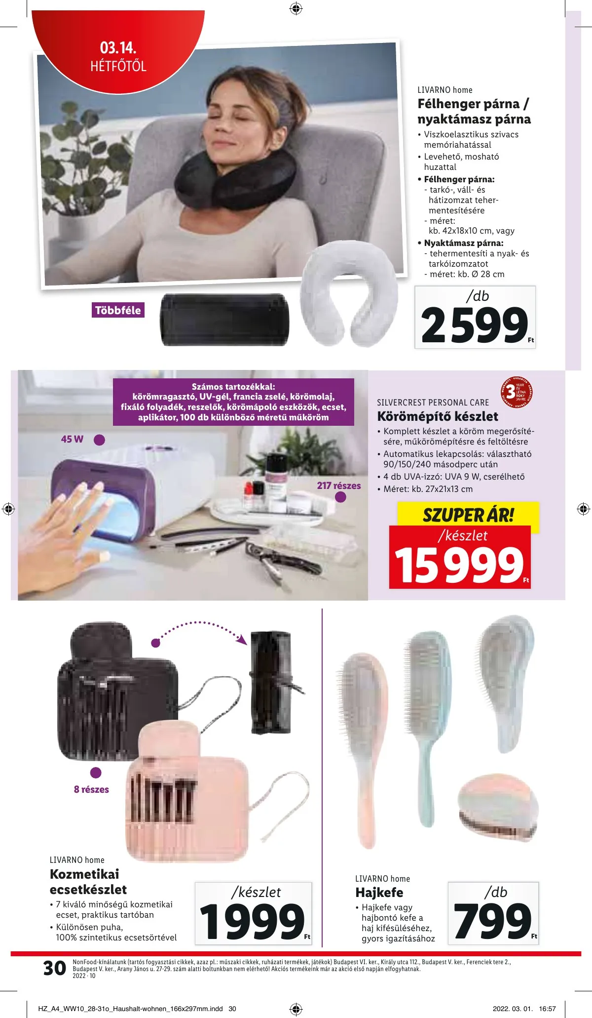 Lidl akciós újság 03.10–03.16 – 30. oldal