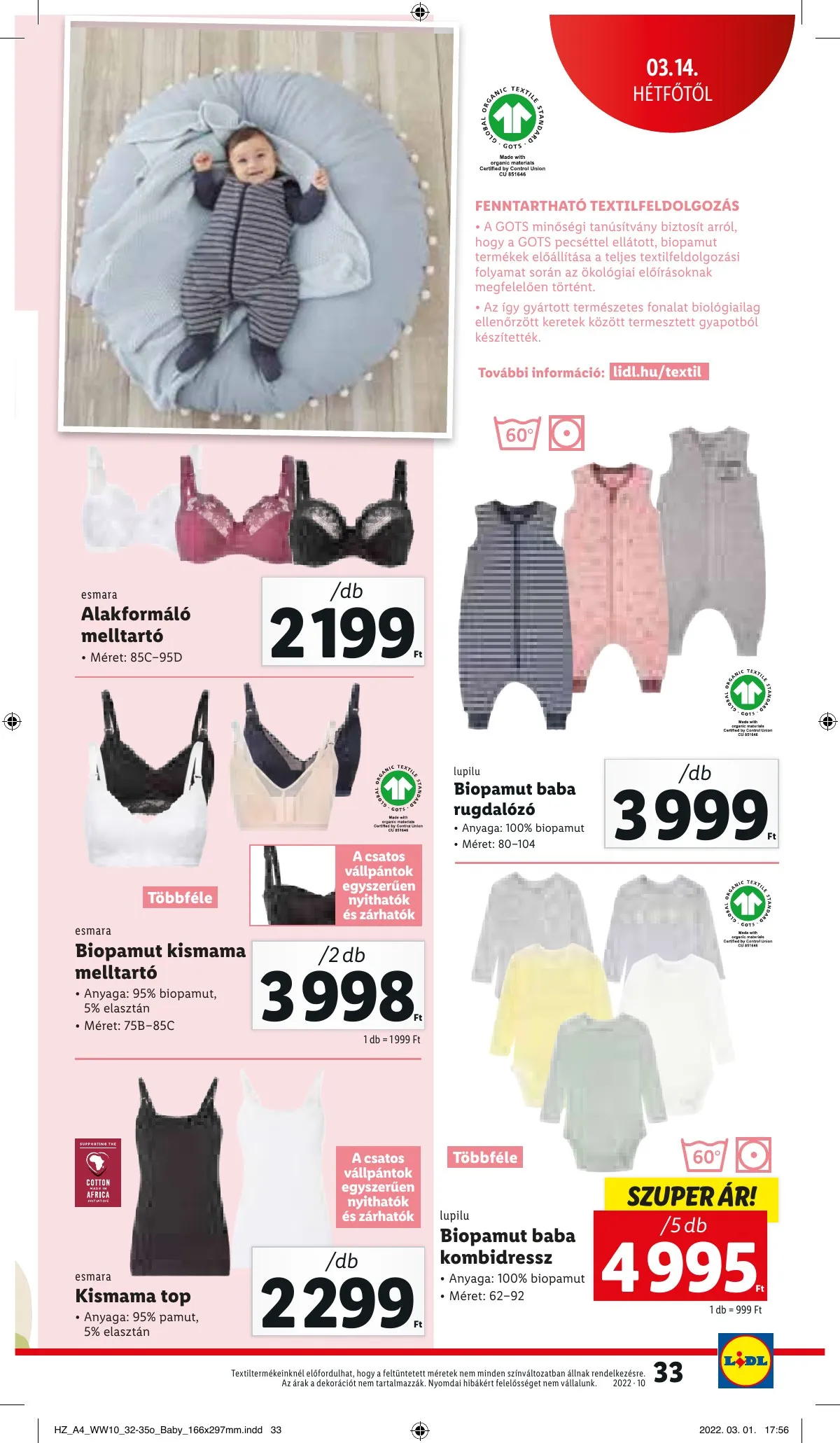 Lidl akciós újság 03.10–03.16 – 33. oldal