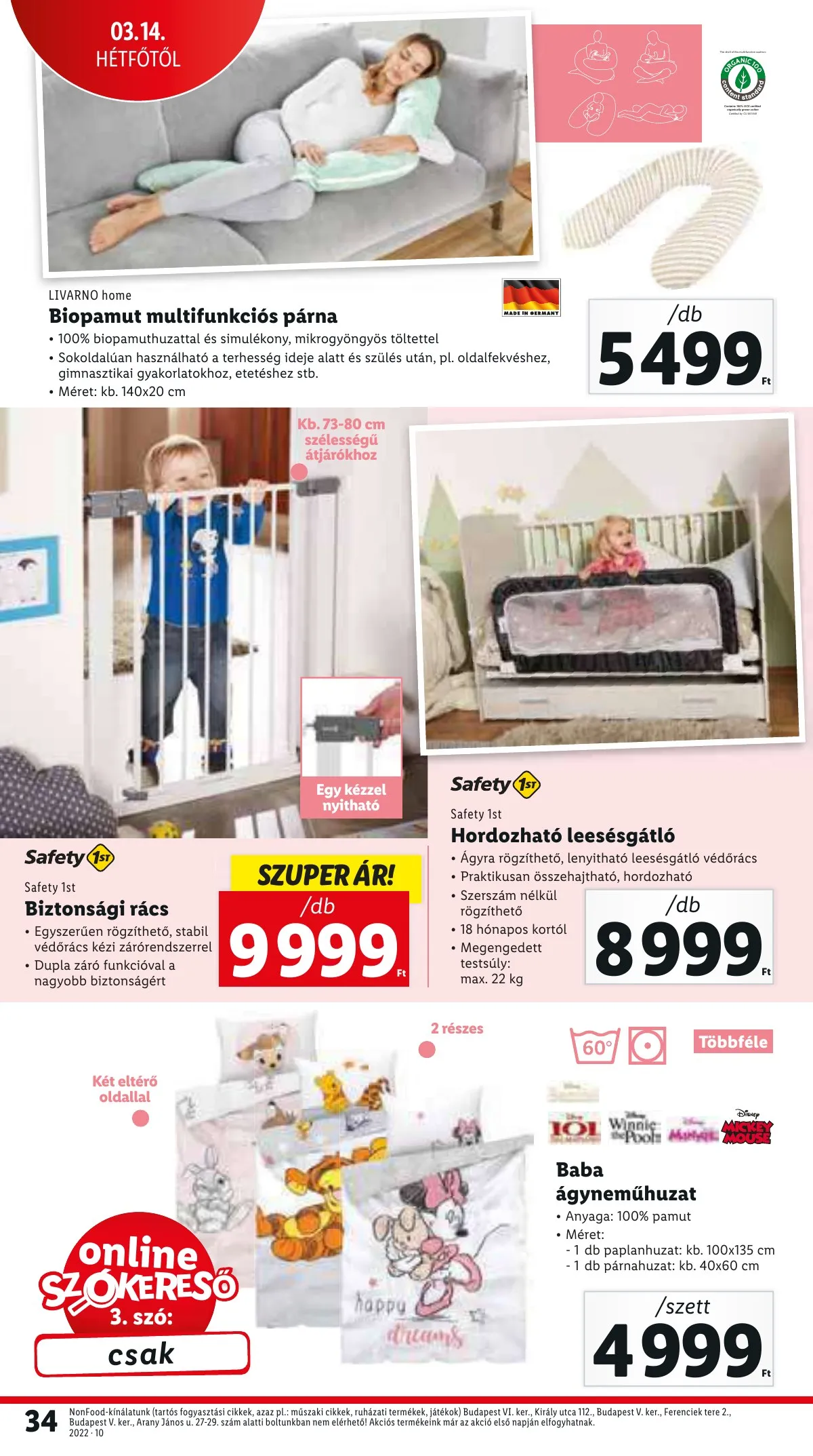 Lidl akciós újság 03.10–03.16 – 34. oldal
