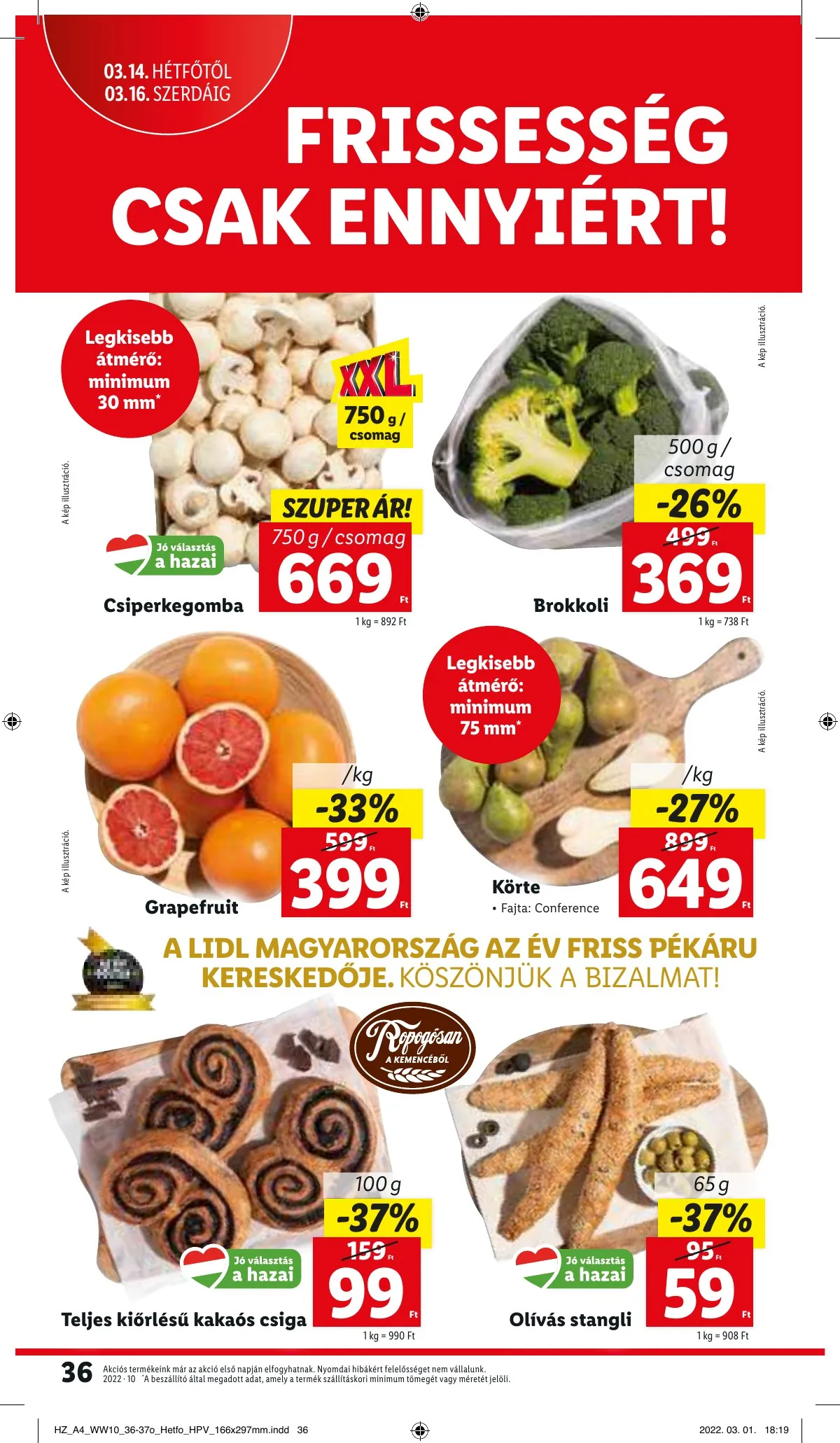 Lidl akciós újság 03.10–03.16 – 36. oldal